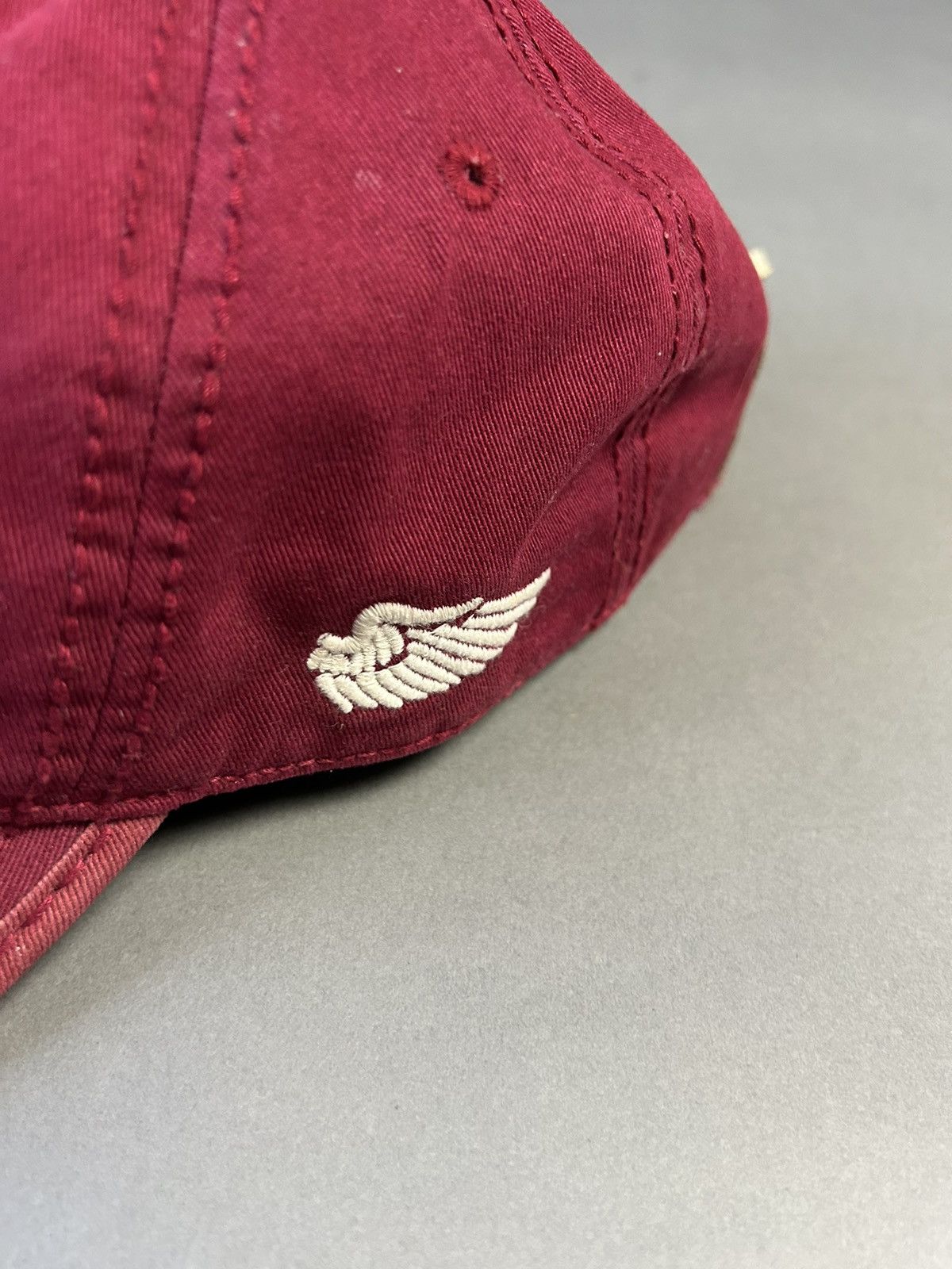 True Religion hat vintage red burgundy cap
