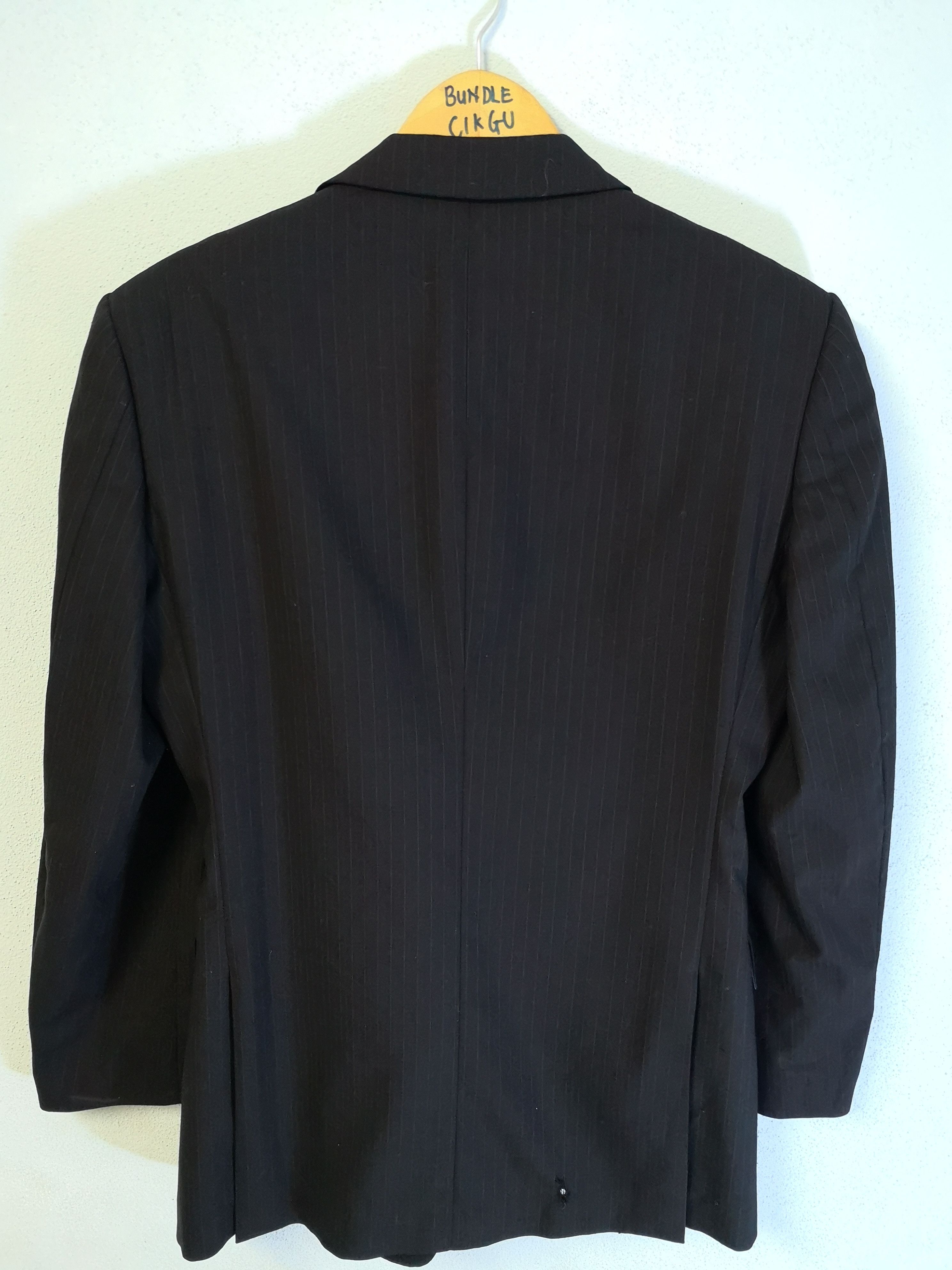 Designer × Yohji Yamamoto 🔥YOHJI YAMAMOTO SACCNY Y'SACC Black Blazer- GK00 Size 40R - 4 Thumbnail