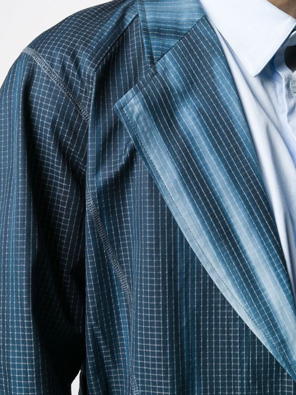 Grid Print Trench Coat