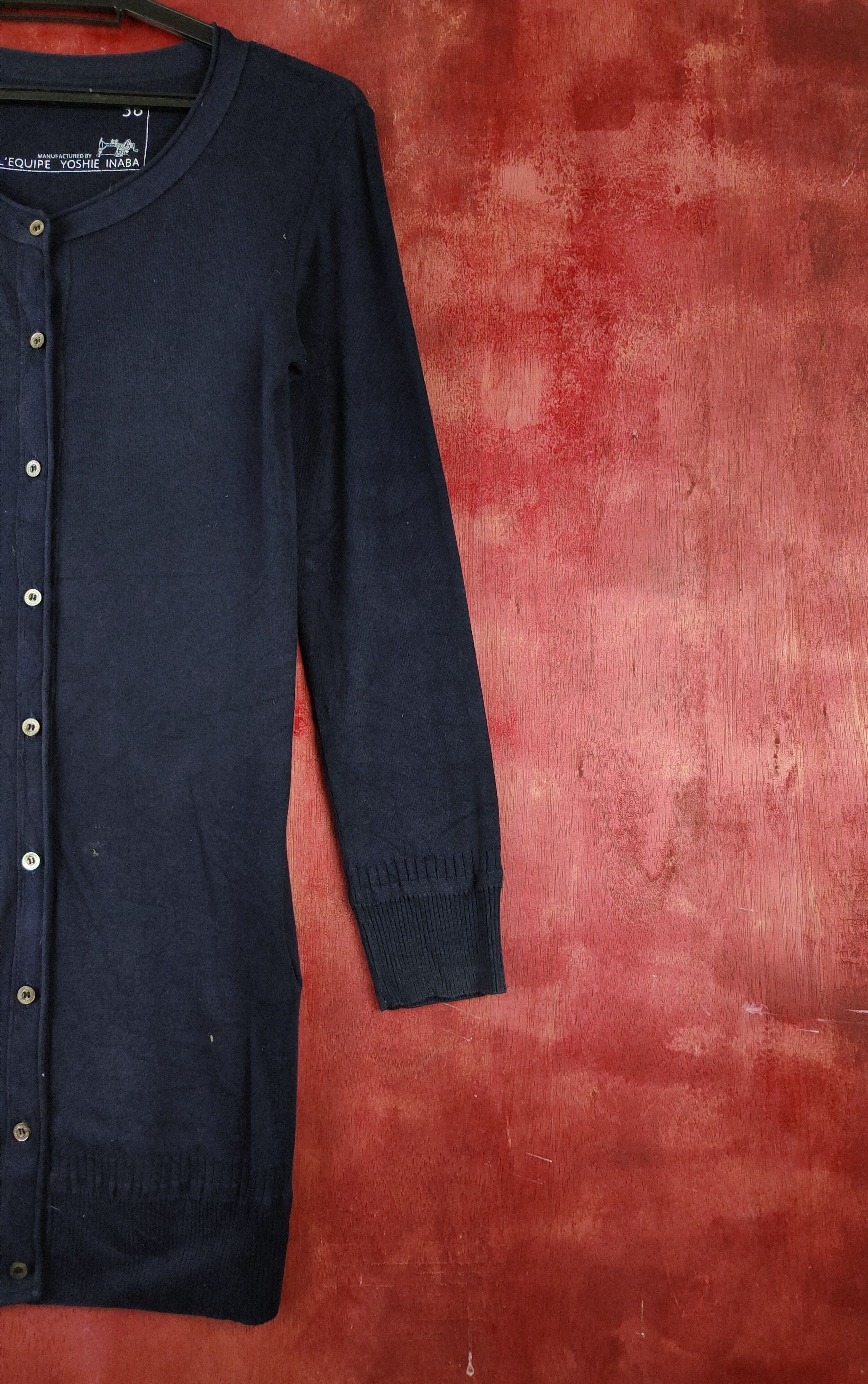 Japanese Brand × yoshie inaba L'Equipe Yoshie Inaba Navy Blue Long Cardigan #S912 Size M / US 6-8 / IT 42-44 - 5 Thumbnail