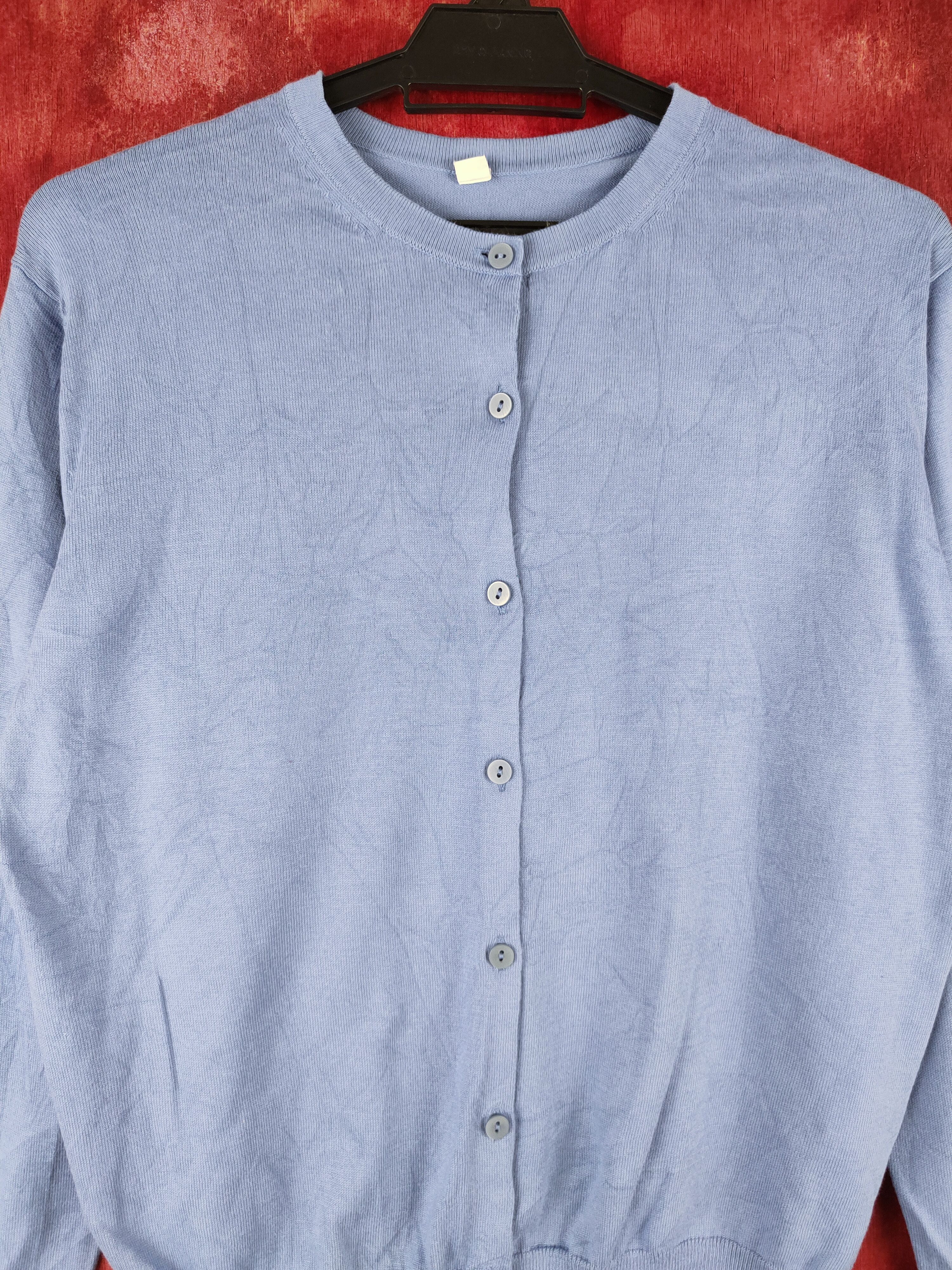 Japanese Brand Uniqlo Blue knitwear japan vintage Cardigan #S914 Size M / US 6-8 / IT 42-44 - 2 Thumbnail