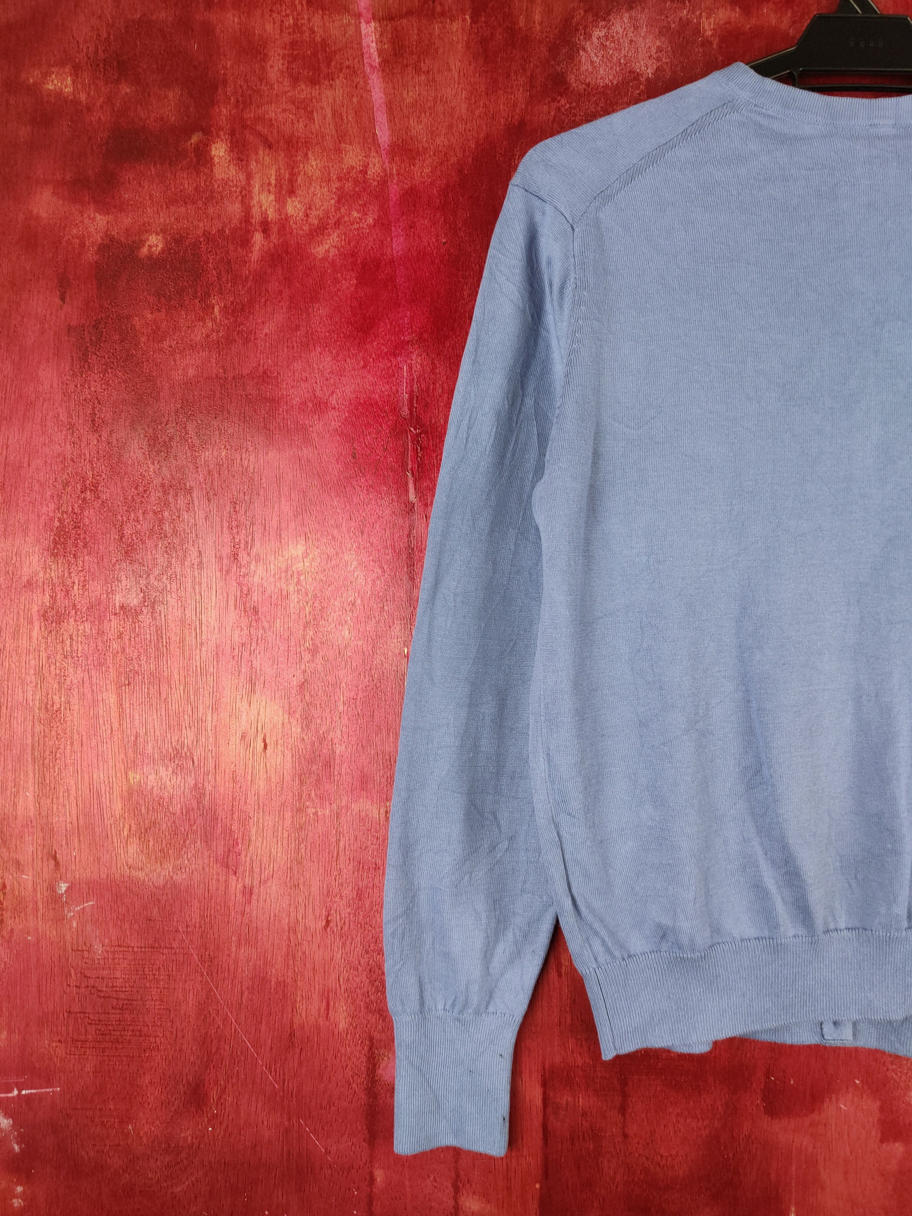 Japanese Brand Uniqlo Blue knitwear japan vintage Cardigan #S914 Size M / US 6-8 / IT 42-44 - 8 Thumbnail