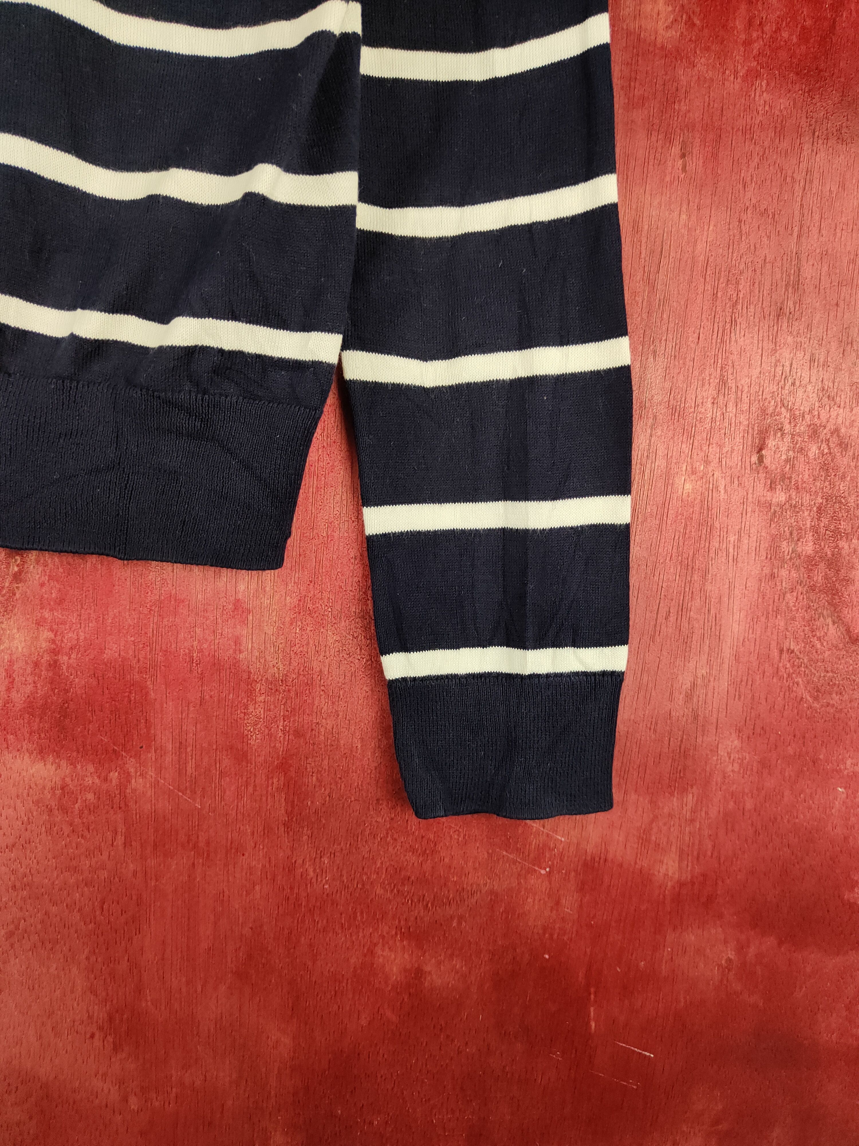 Japanese Brand × Uniqlo Uniqlo Navy Blue/White Stripe Cardigan #S888 Size M / US 6-8 / IT 42-44 - 6 Thumbnail