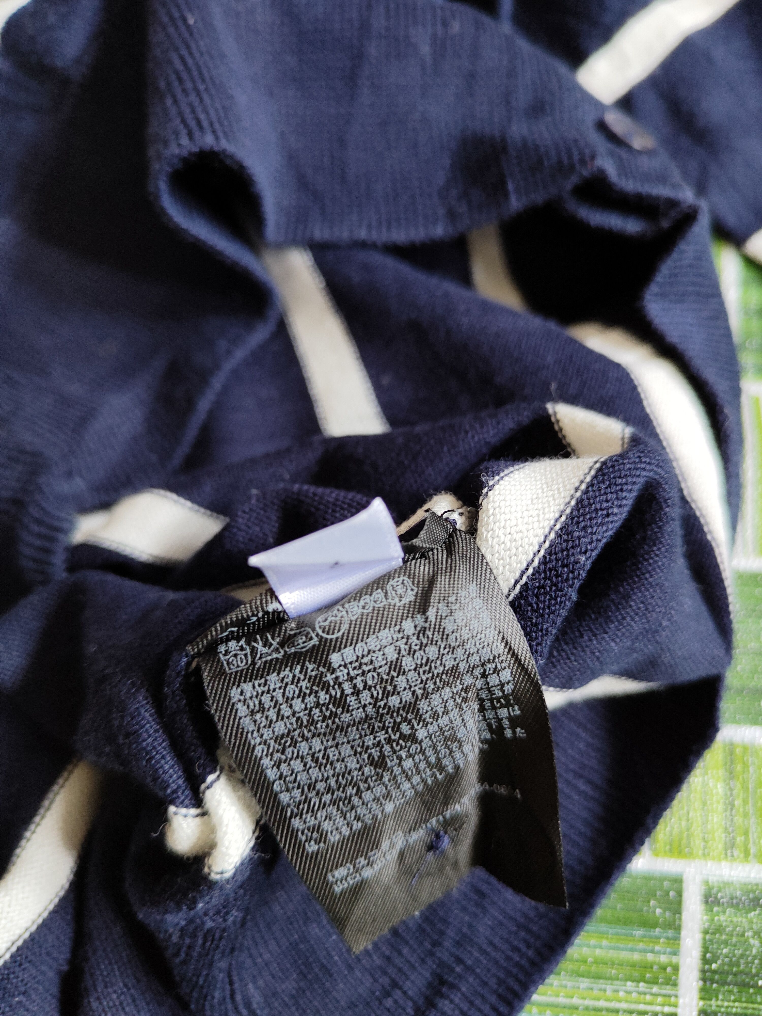 Japanese Brand × Uniqlo Uniqlo Navy Blue/White Stripe Cardigan #S888 Size M / US 6-8 / IT 42-44 - 10 Thumbnail