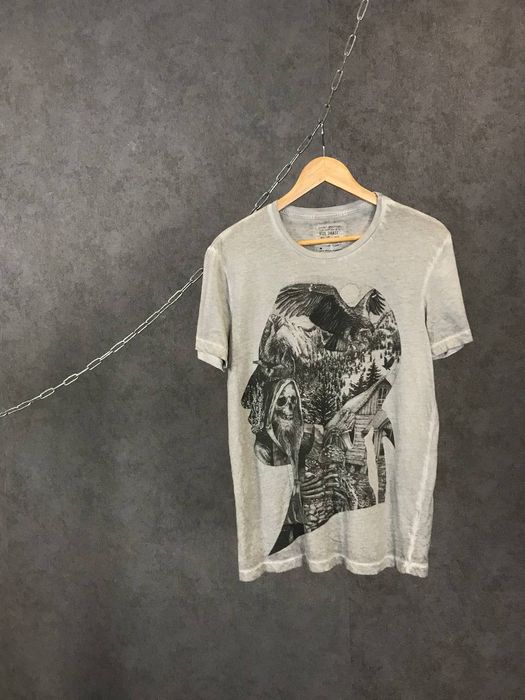 Allsaints Allsaints vintage skull art tee | Grailed