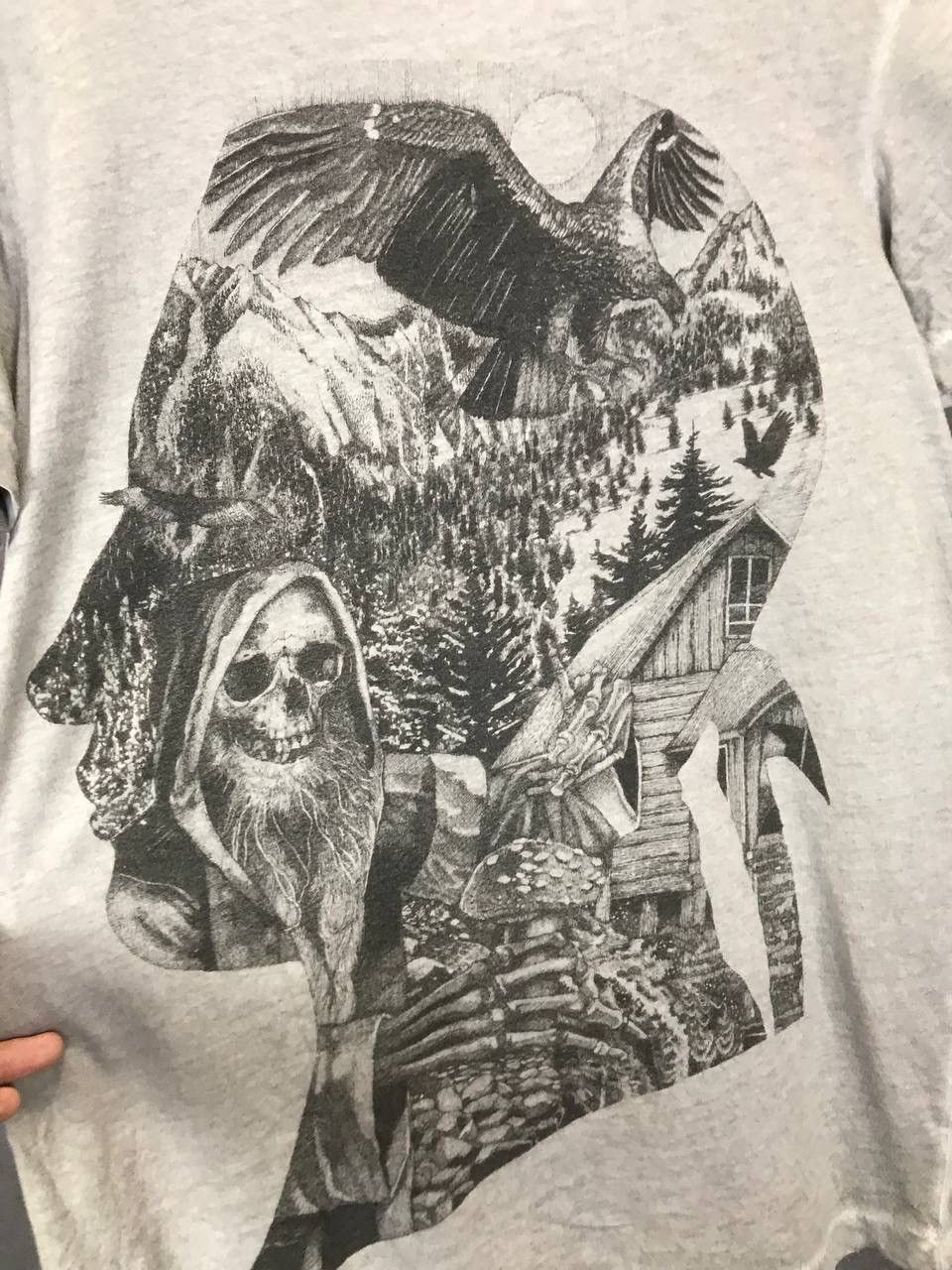 Allsaints Allsaints vintage skull art tee Size US S / EU 44-46 / 1 - 4 Thumbnail