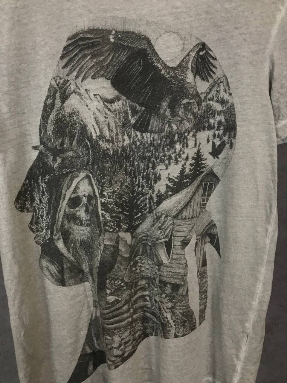 Allsaints Allsaints vintage skull art tee Size US S / EU 44-46 / 1 - 3 Thumbnail
