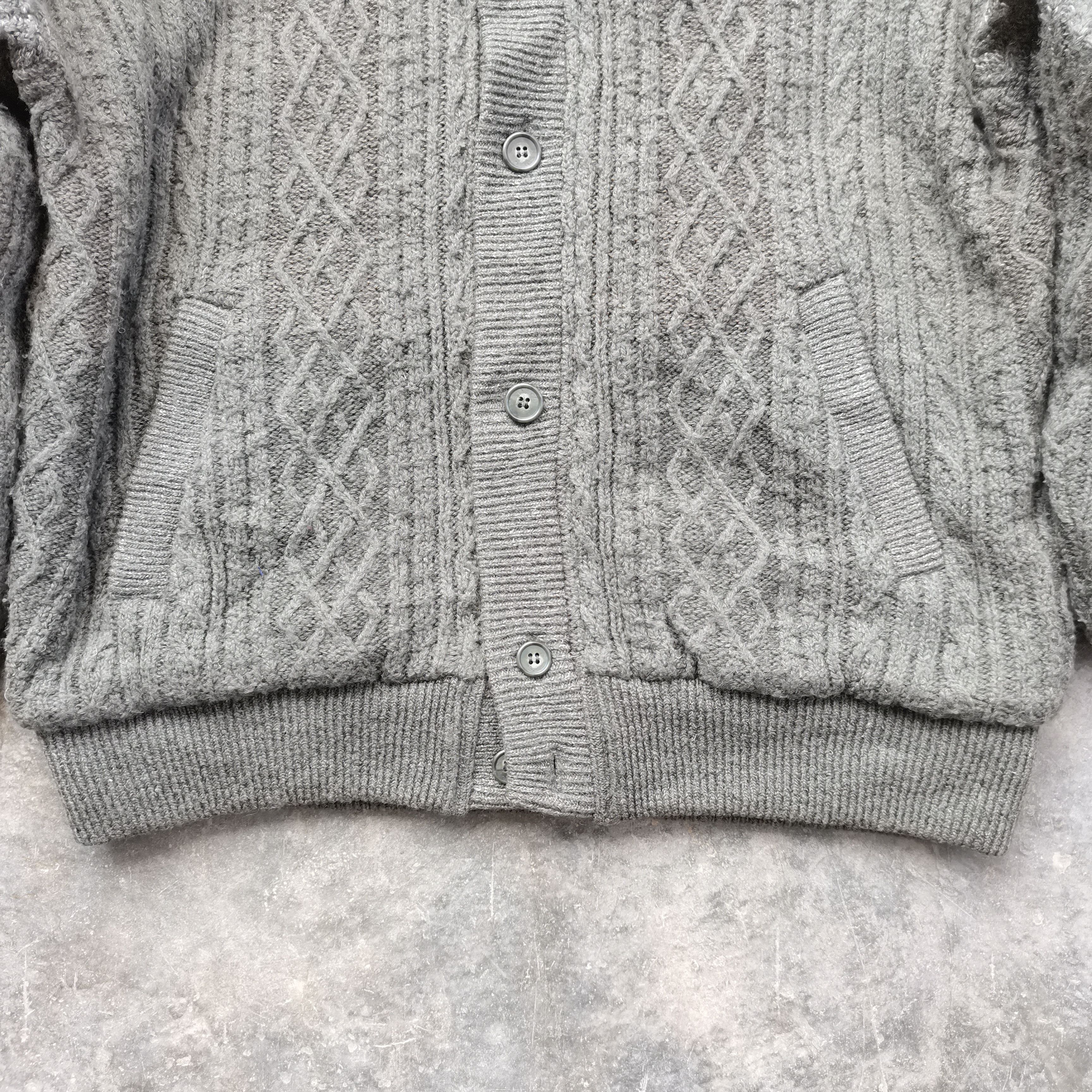 Vintage Vintage Modigiliani knit Quilted Inside Button Up Jacket Size US L / EU 52-54 / 3 - 4 Thumbnail