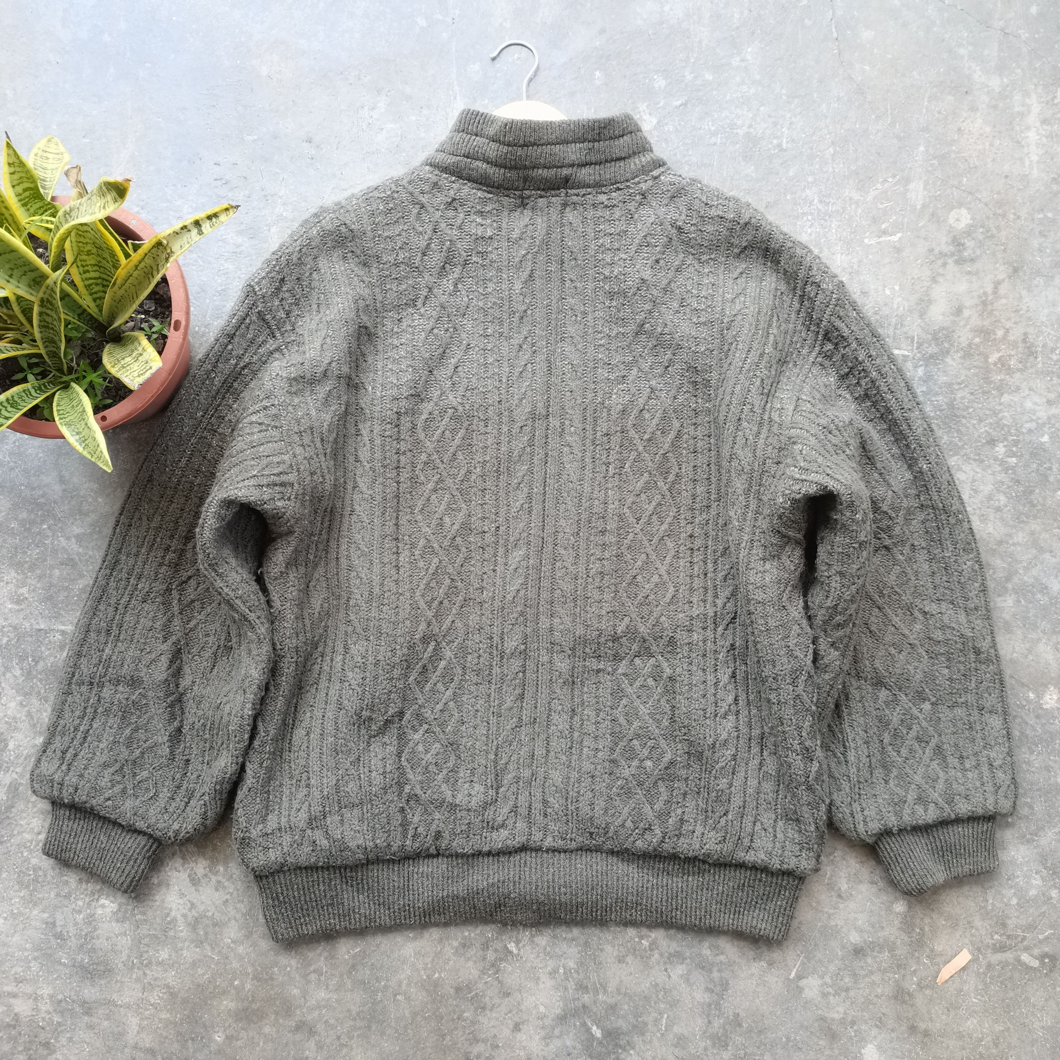 Vintage Vintage Modigiliani knit Quilted Inside Button Up Jacket Size US L / EU 52-54 / 3 - 5 Thumbnail