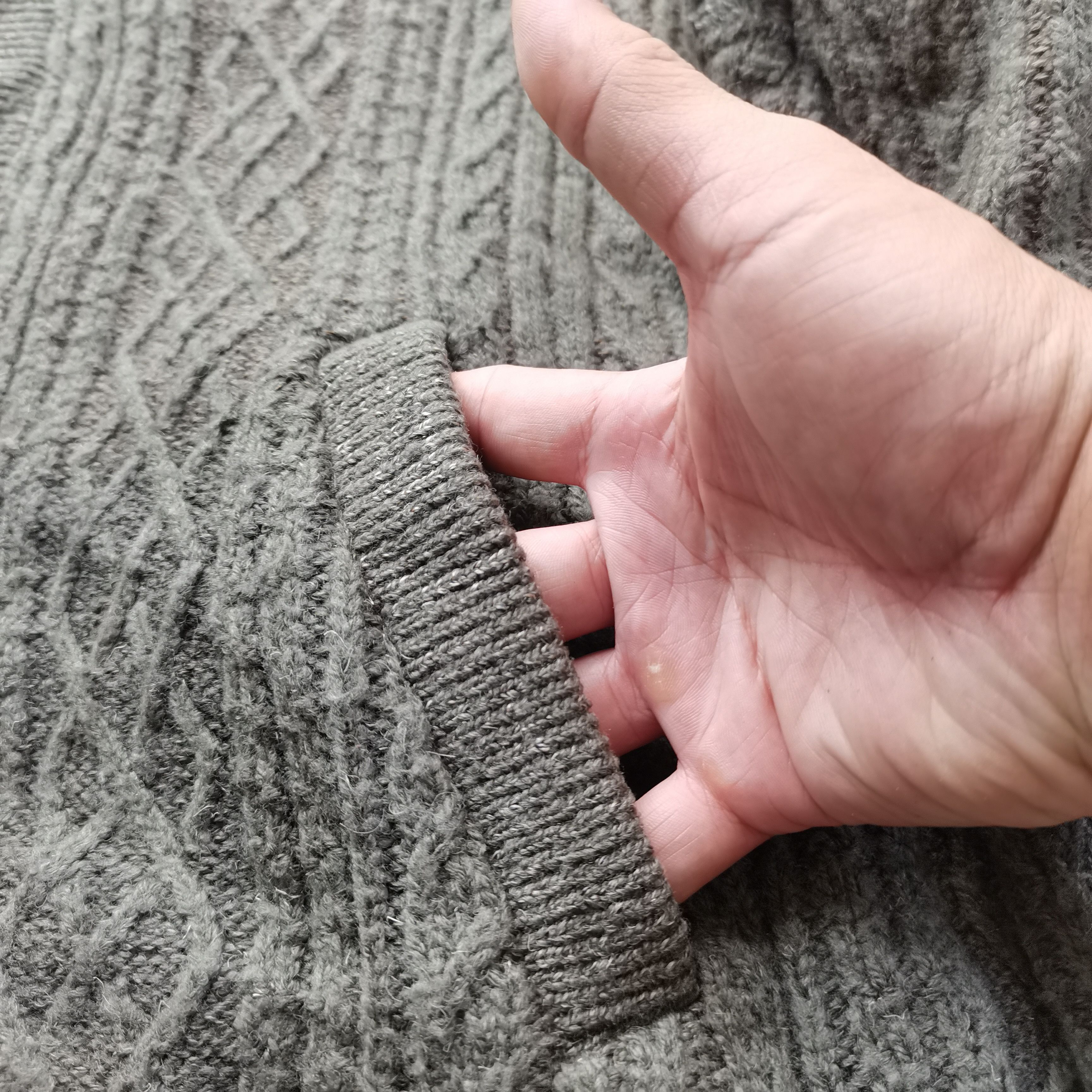 Vintage Vintage Modigiliani knit Quilted Inside Button Up Jacket Size US L / EU 52-54 / 3 - 8 Thumbnail