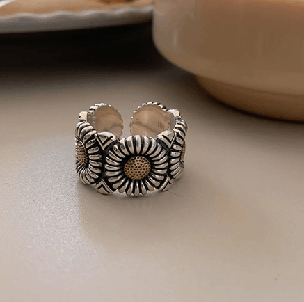 Jewelry Creative Hollow Geometric Ring Size ONE SIZE - 1 Thumbnail
