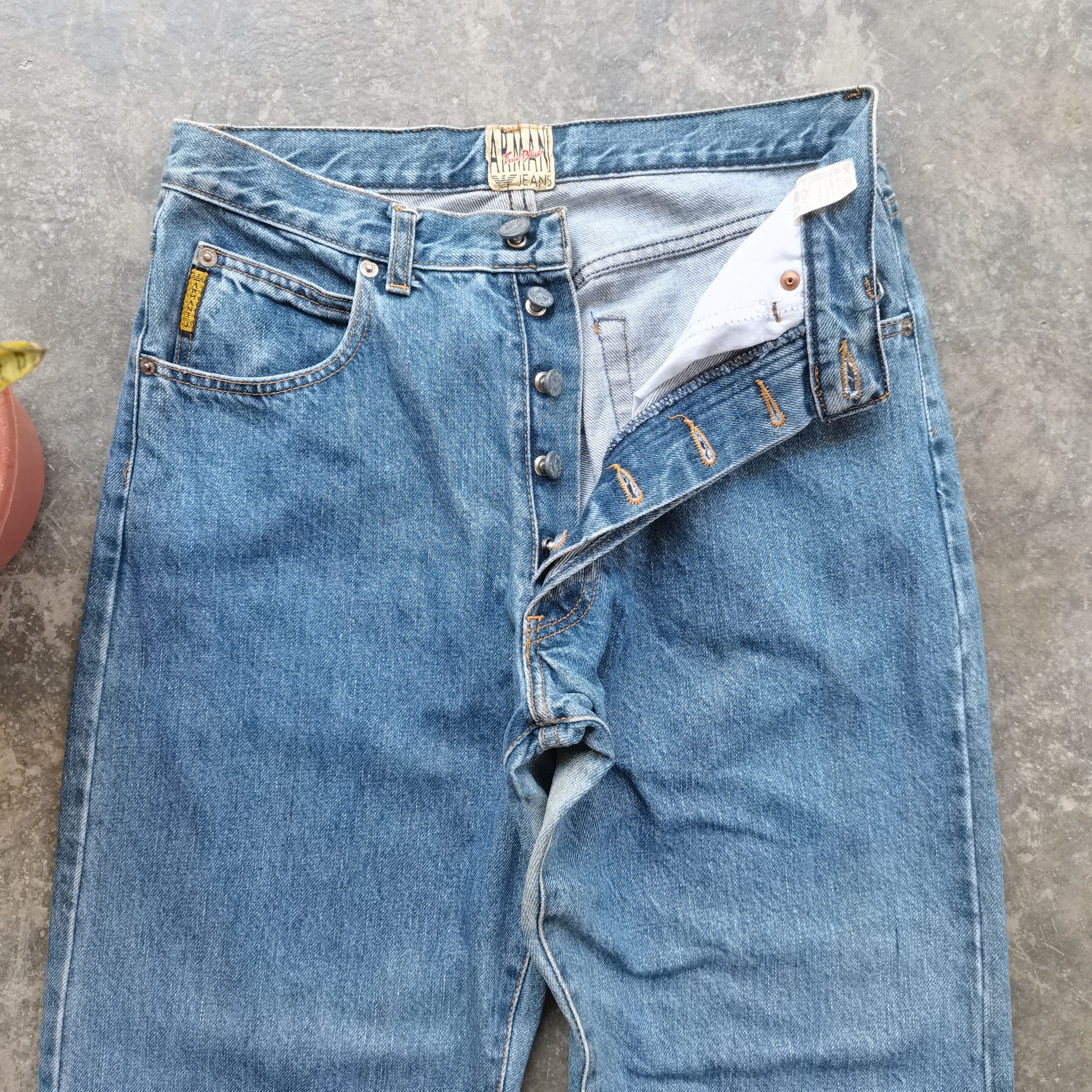 Armani Send Offer🔥Vintage ARMANI JEANS Denim Pants Made In ITALY Size US 31 - 1 Thumbnail