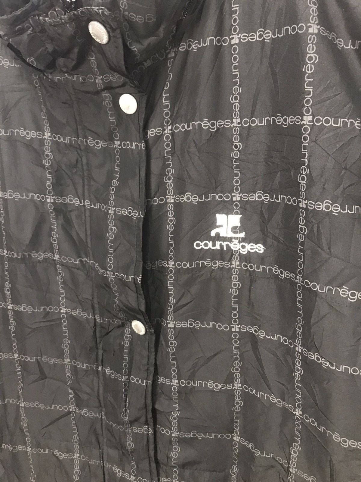 Courreges Courreges parkas fullprint Size US L / EU 52-54 / 3 - 4 Thumbnail