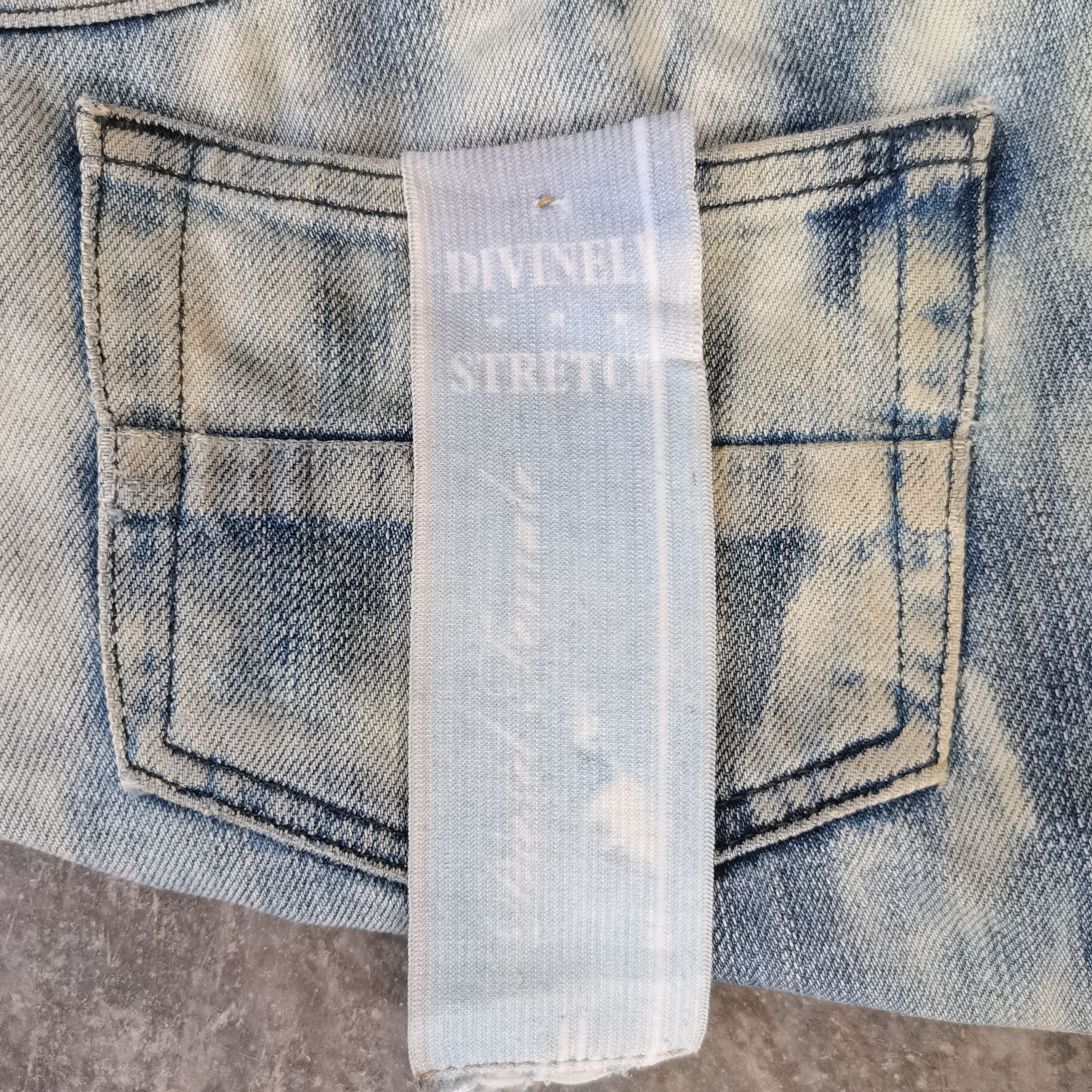Diesel × Vintage Vintage🔥Diesel Trashed Acid Wash Denim Pants Made In ITALY Size 28" / US 6 / IT 42 - 8 Thumbnail