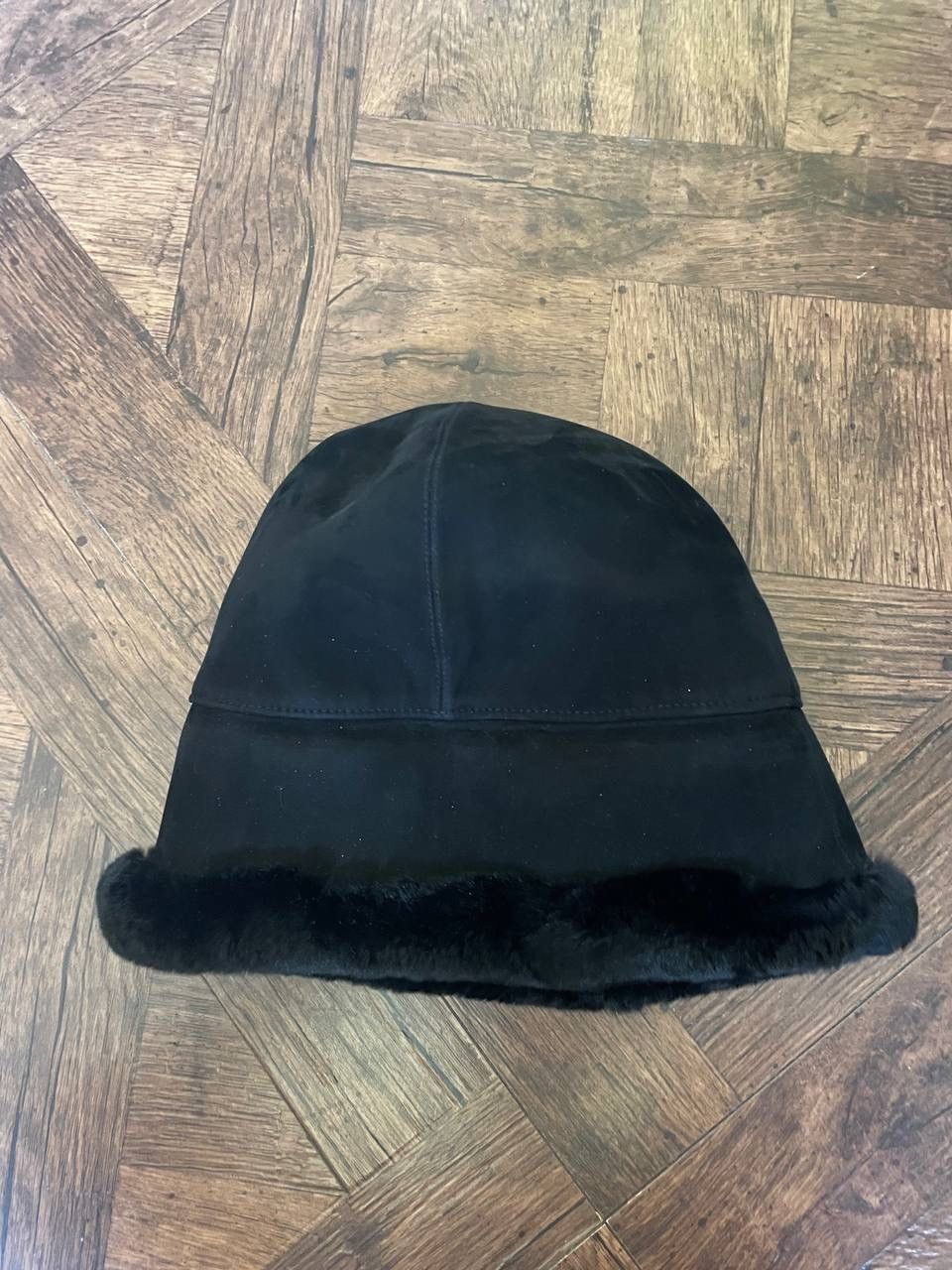 image of Hermes Fur Hat in Black, Women's