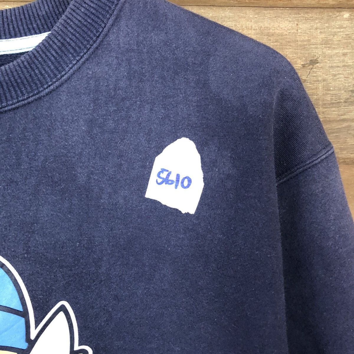 Japanese Brand × Vintage Wave Ranch surf Dark Blue Sweatshirt #5610 Size US M / EU 48-50 / 2 - 7 Thumbnail