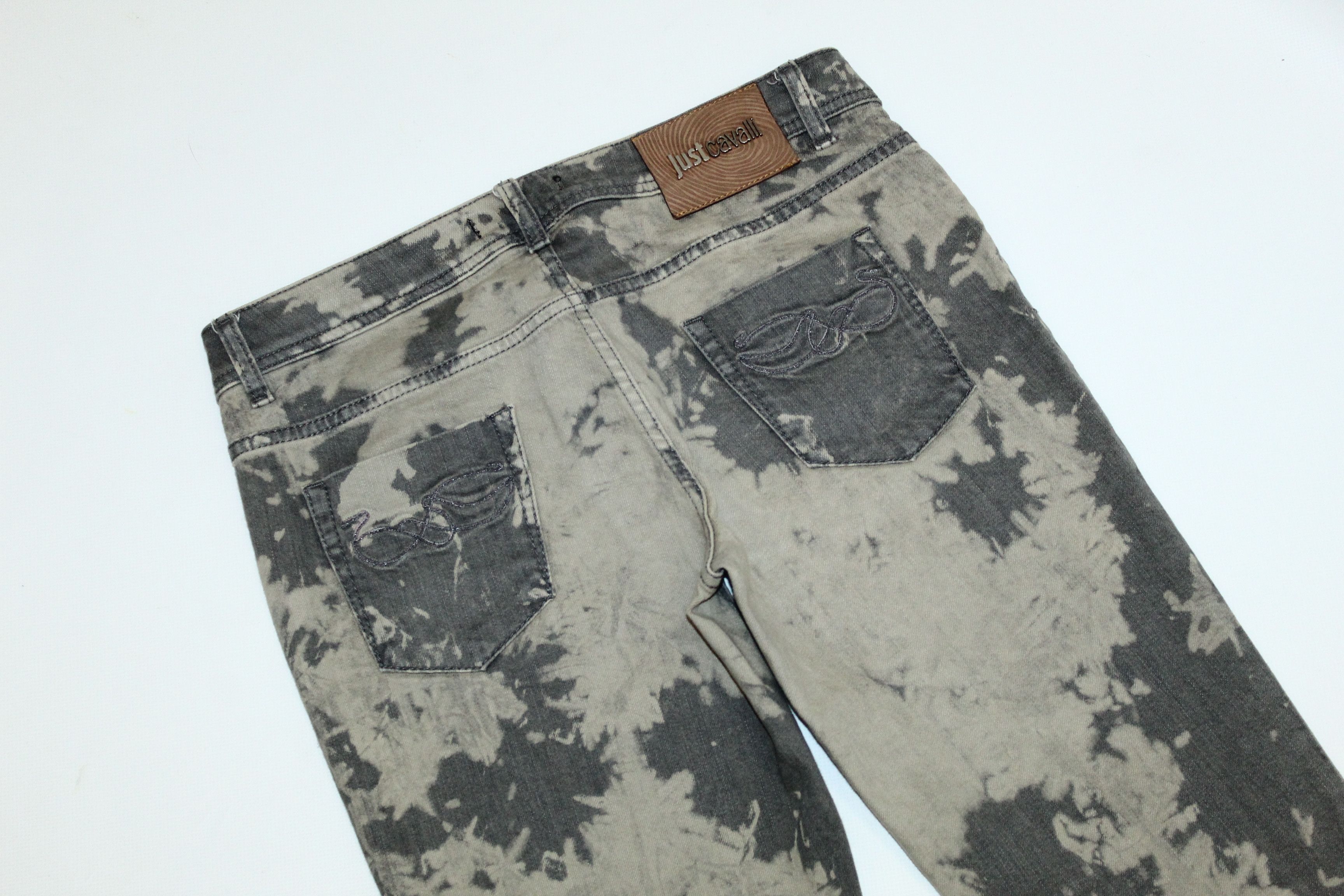 Just Cavalli Just Cavalli Dyed Fabric Stretch Denim Skinny Jeans Size US 31 - 11 Thumbnail