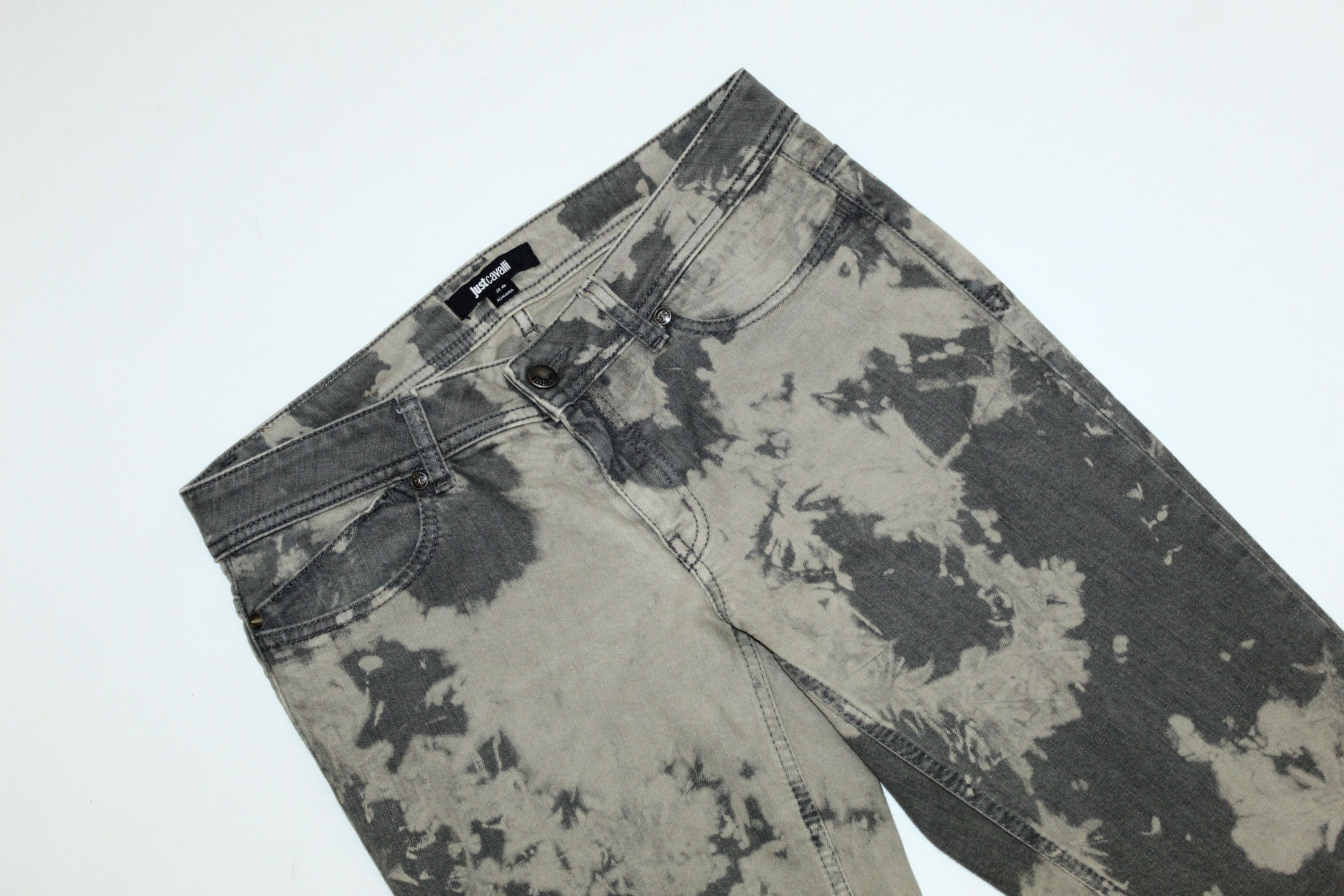 Just Cavalli Just Cavalli Dyed Fabric Stretch Denim Skinny Jeans Size US 31 - 10 Thumbnail