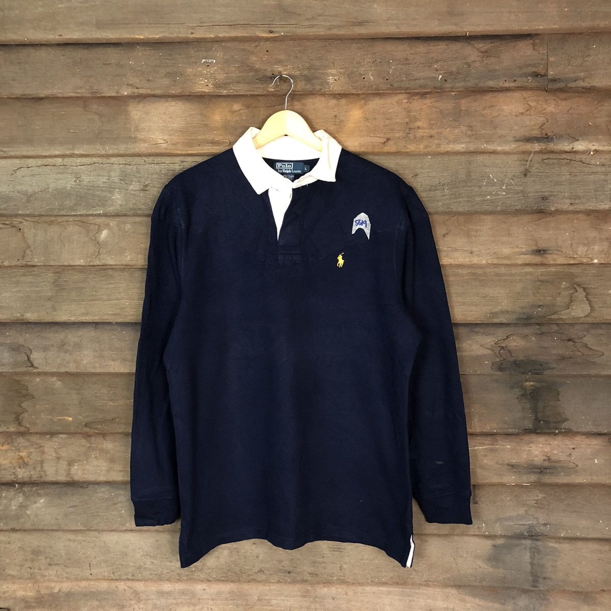 Polo Ralph Lauren Polo Ralph Lauren Dark Blue Sweatshirt #5619 Size US L / EU 52-54 / 3 - 1 Thumbnail