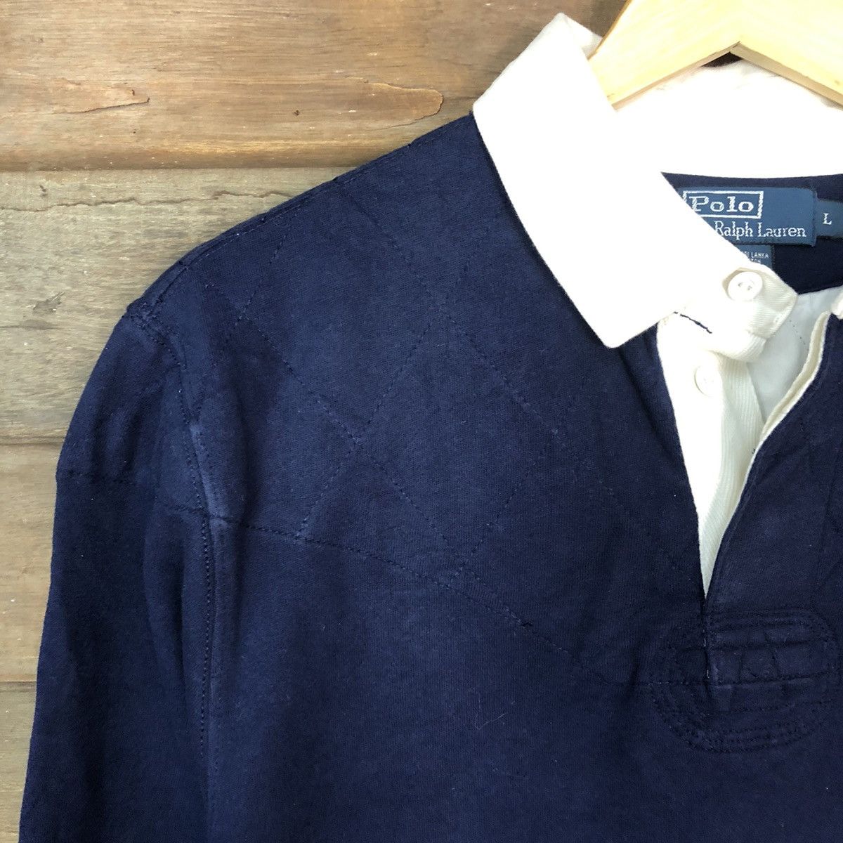 Polo Ralph Lauren Polo Ralph Lauren Dark Blue Sweatshirt #5619 Size US L / EU 52-54 / 3 - 7 Thumbnail
