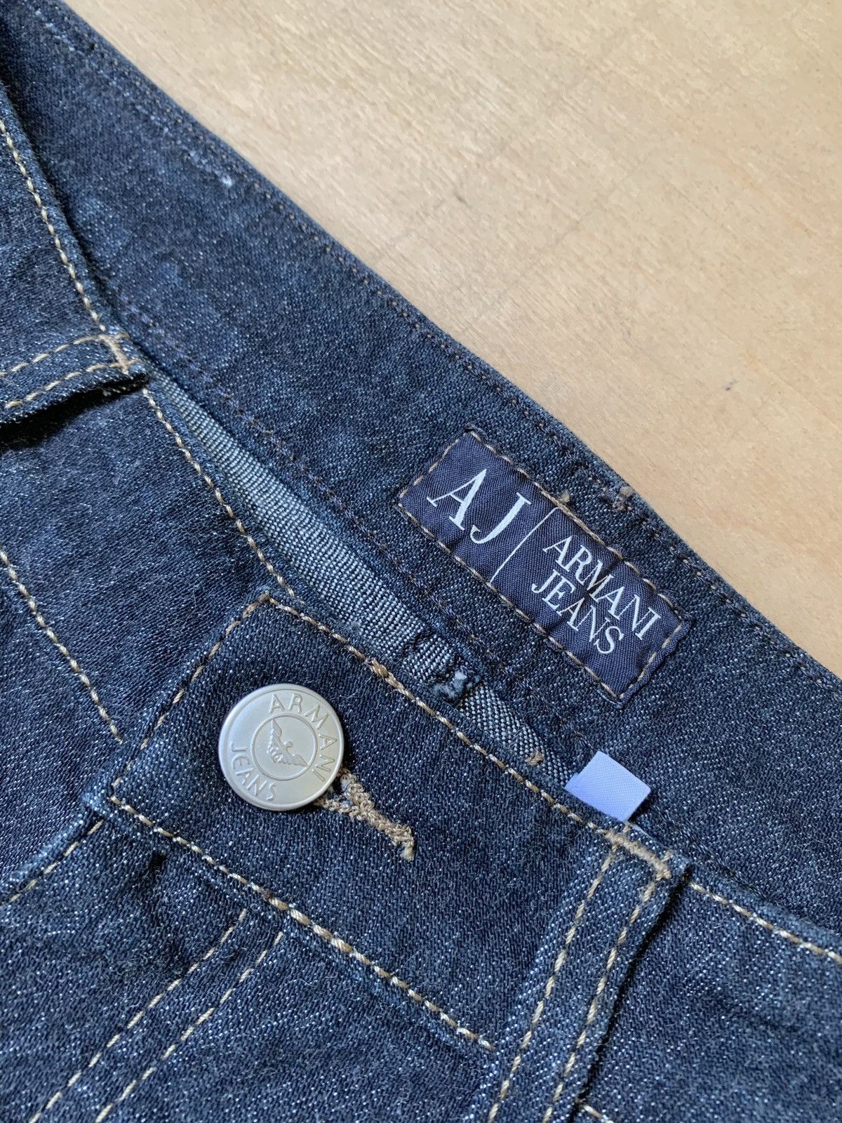 Armani Armani Jeans Indigo Denim 008 Series Flared Jeans Size US 28 / EU 44 - 11 Thumbnail