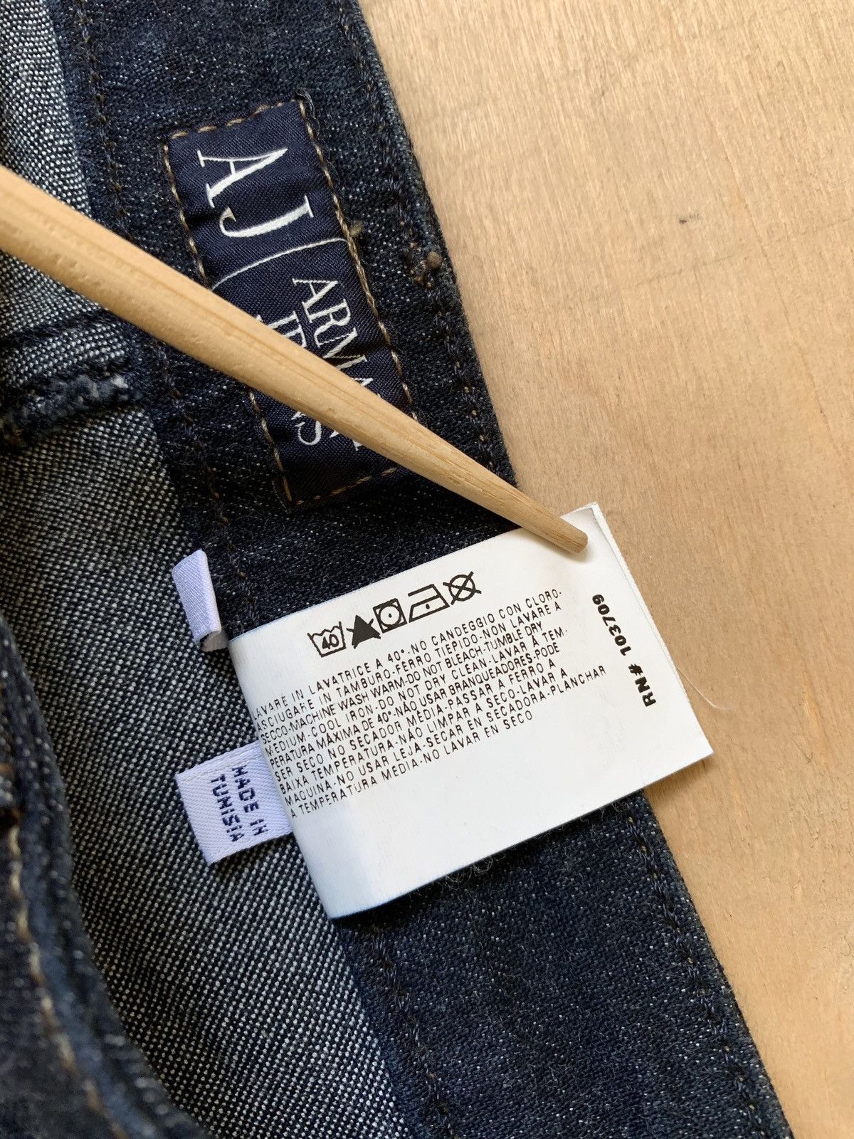 Armani Armani Jeans Indigo Denim 008 Series Flared Jeans Size US 28 / EU 44 - 14 Thumbnail