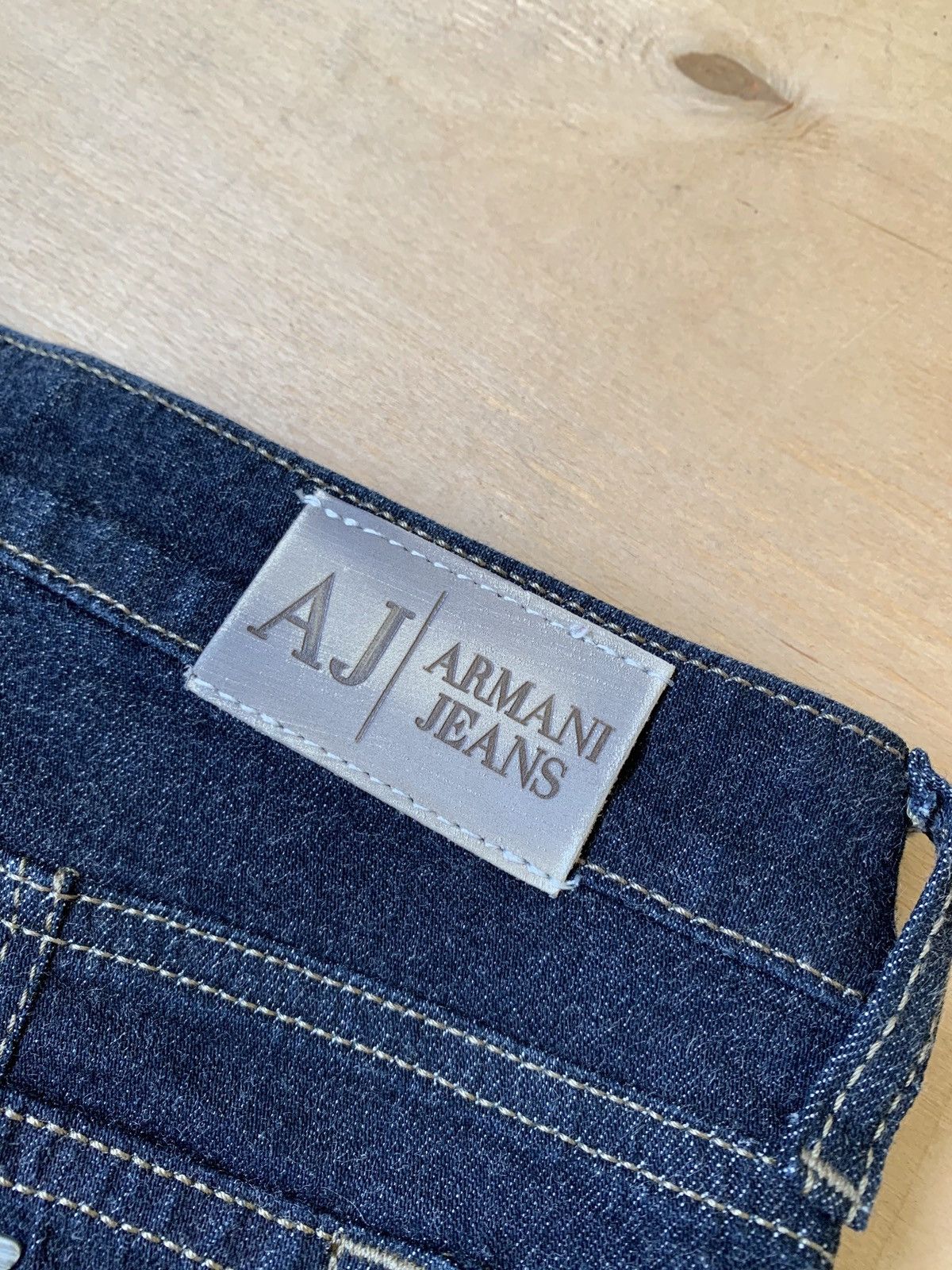 Armani Armani Jeans Indigo Denim 008 Series Flared Jeans Size US 28 / EU 44 - 17 Thumbnail