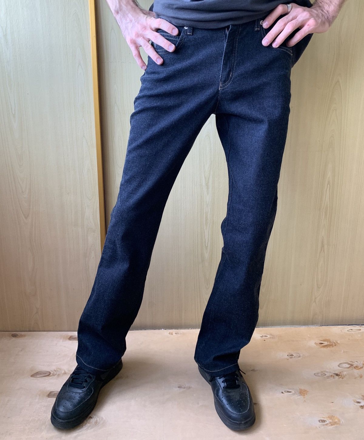 Armani Armani Jeans Indigo Denim 008 Series Flared Jeans Size US 28 / EU 44 - 4 Thumbnail