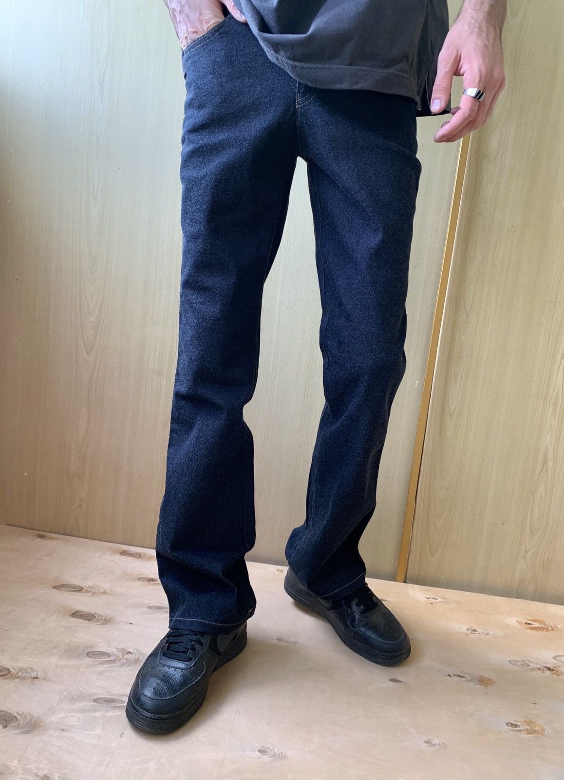 Armani Armani Jeans Indigo Denim 008 Series Flared Jeans Size US 28 / EU 44 - 2 Thumbnail