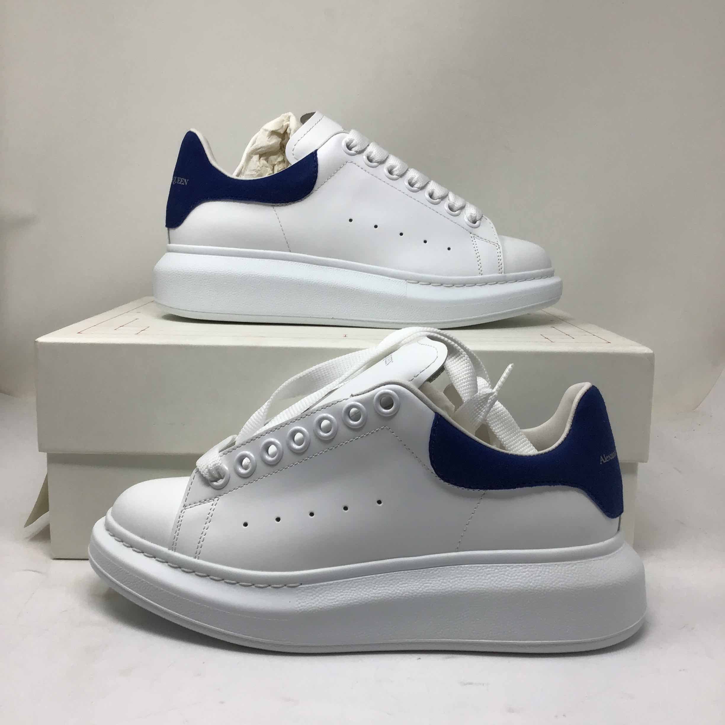 (WMNS) Alexander McQueen Oversized Sneakers 'Paris Blue' 553770WHGP7-9086 US 9