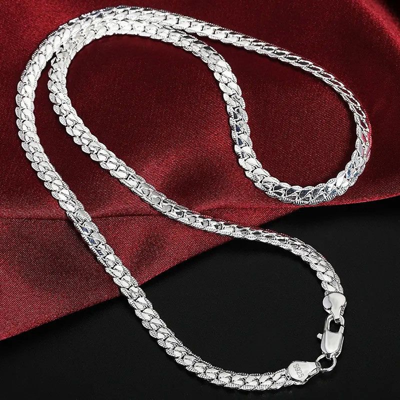 Jewelry 6mm Side Chain Necklace Size ONE SIZE - 1 Thumbnail