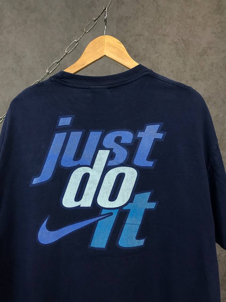 Nike Nike Just Do It vintage big logo center logo tee Size US XL / EU 56 / 4 - 6 Thumbnail