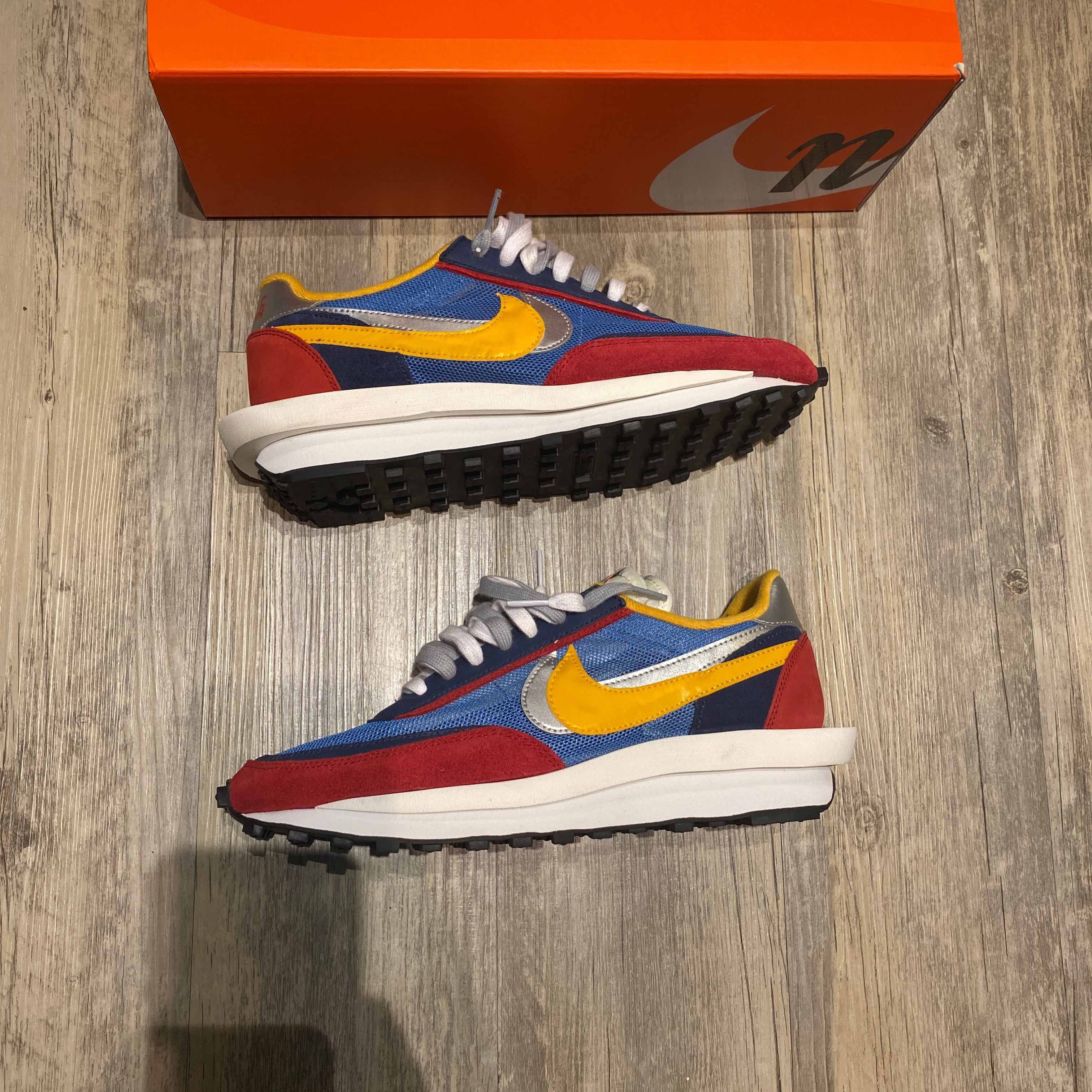 sacai mens x nike ldwaffle varsity blue