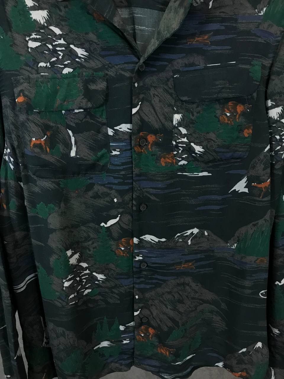 Allsaints Allsaints crazy overprinted shirt Size US L / EU 52-54 / 3 - 3 Thumbnail