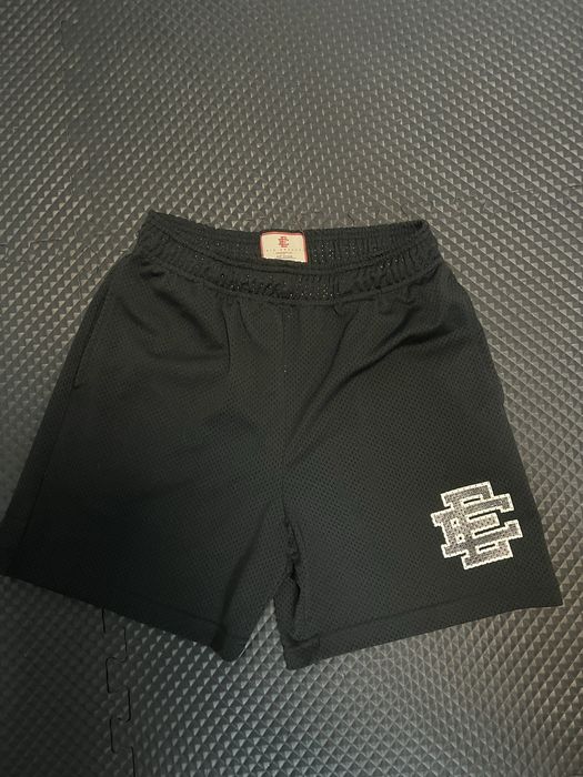 Eric Emanuel eric emanuel black mesh shorts medium Grailed