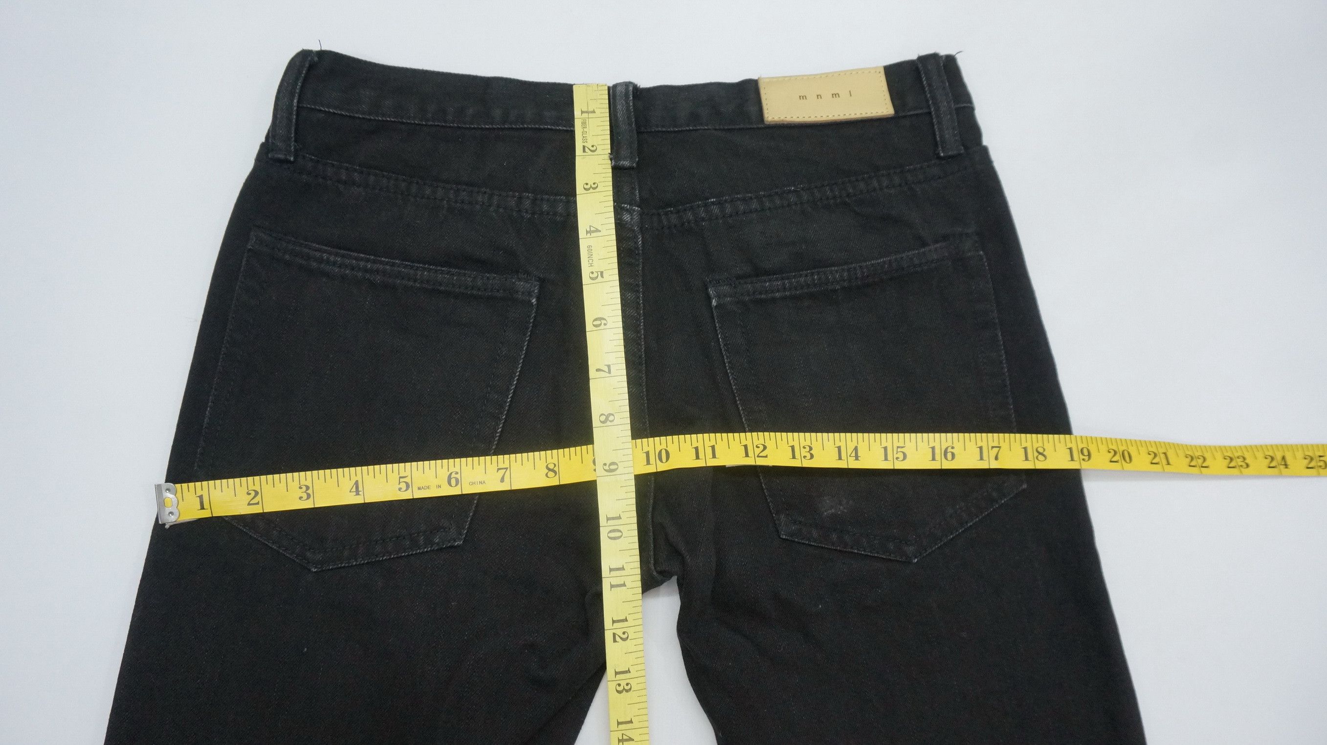 MNML 🔥 MNML Blown Knee Black Crash Denim Size US 29 - 15 Thumbnail