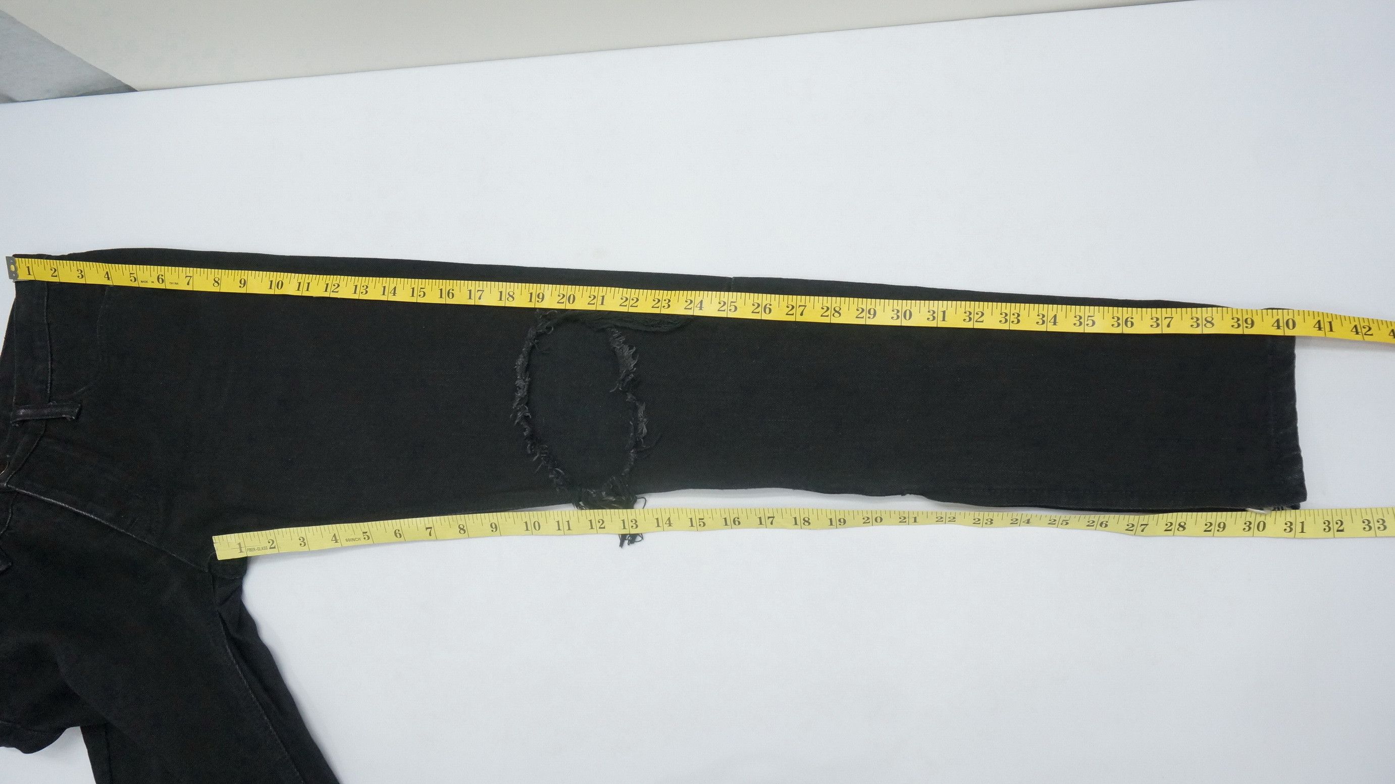 MNML 🔥 MNML Blown Knee Black Crash Denim Size US 29 - 13 Thumbnail