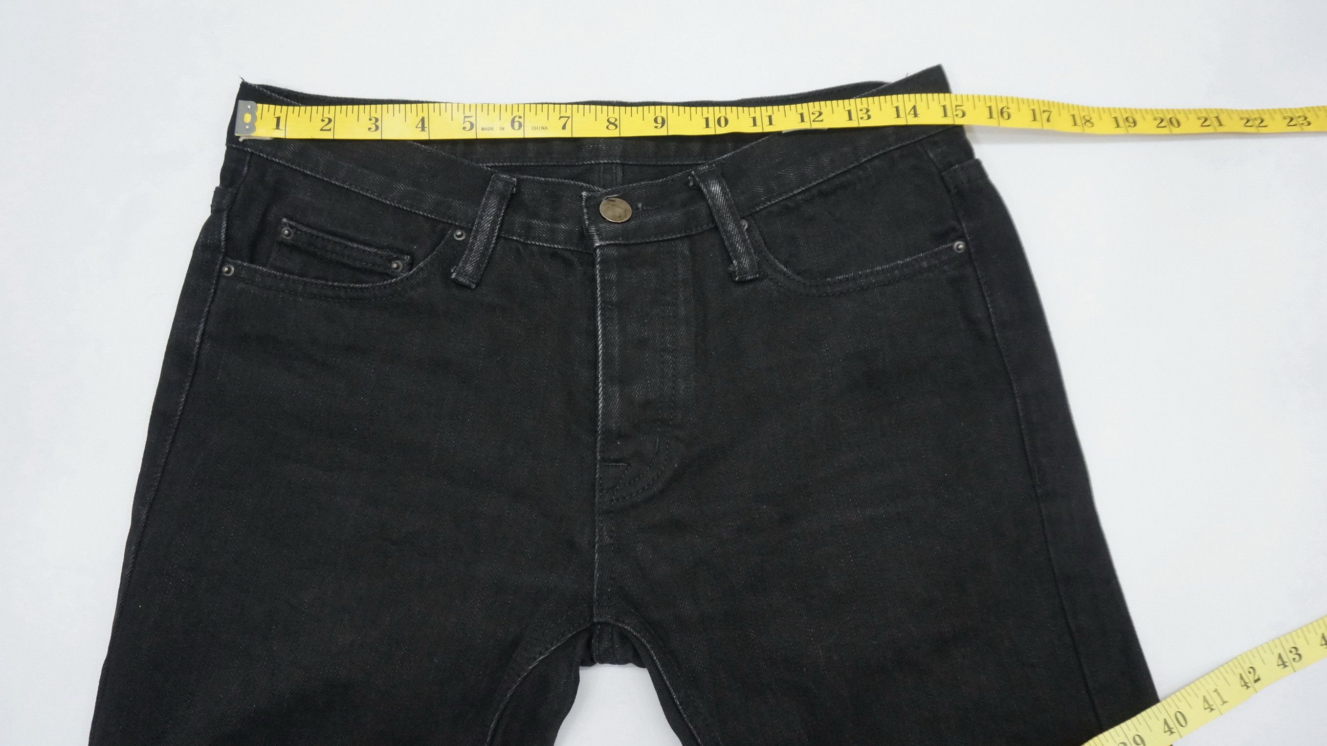 MNML 🔥 MNML Blown Knee Black Crash Denim Size US 29 - 11 Thumbnail