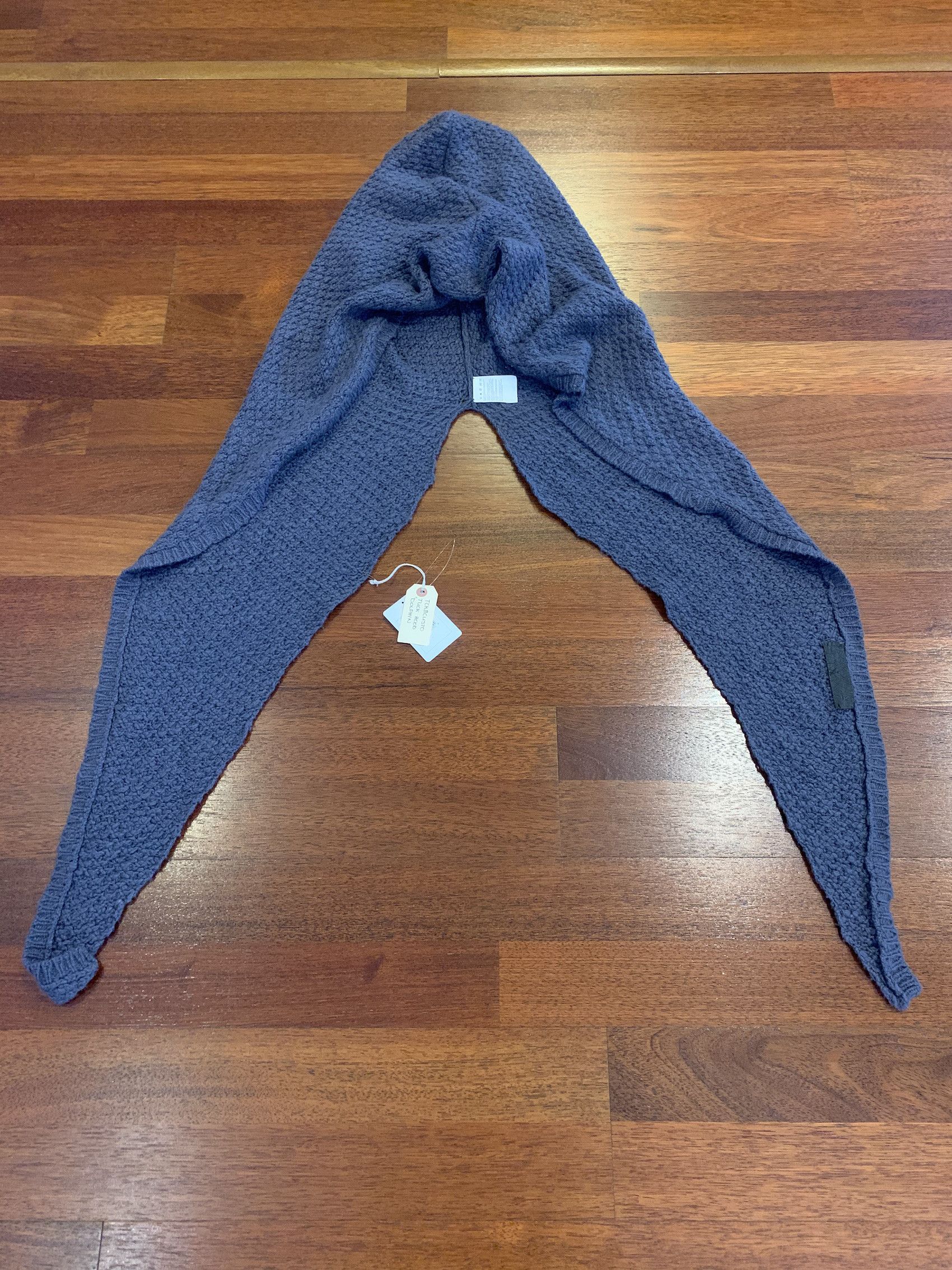 The Elder Statesman FINAL DROP / FW'16 Cashmere Tuck Hood Scarf Size ONE SIZE - 2 Thumbnail