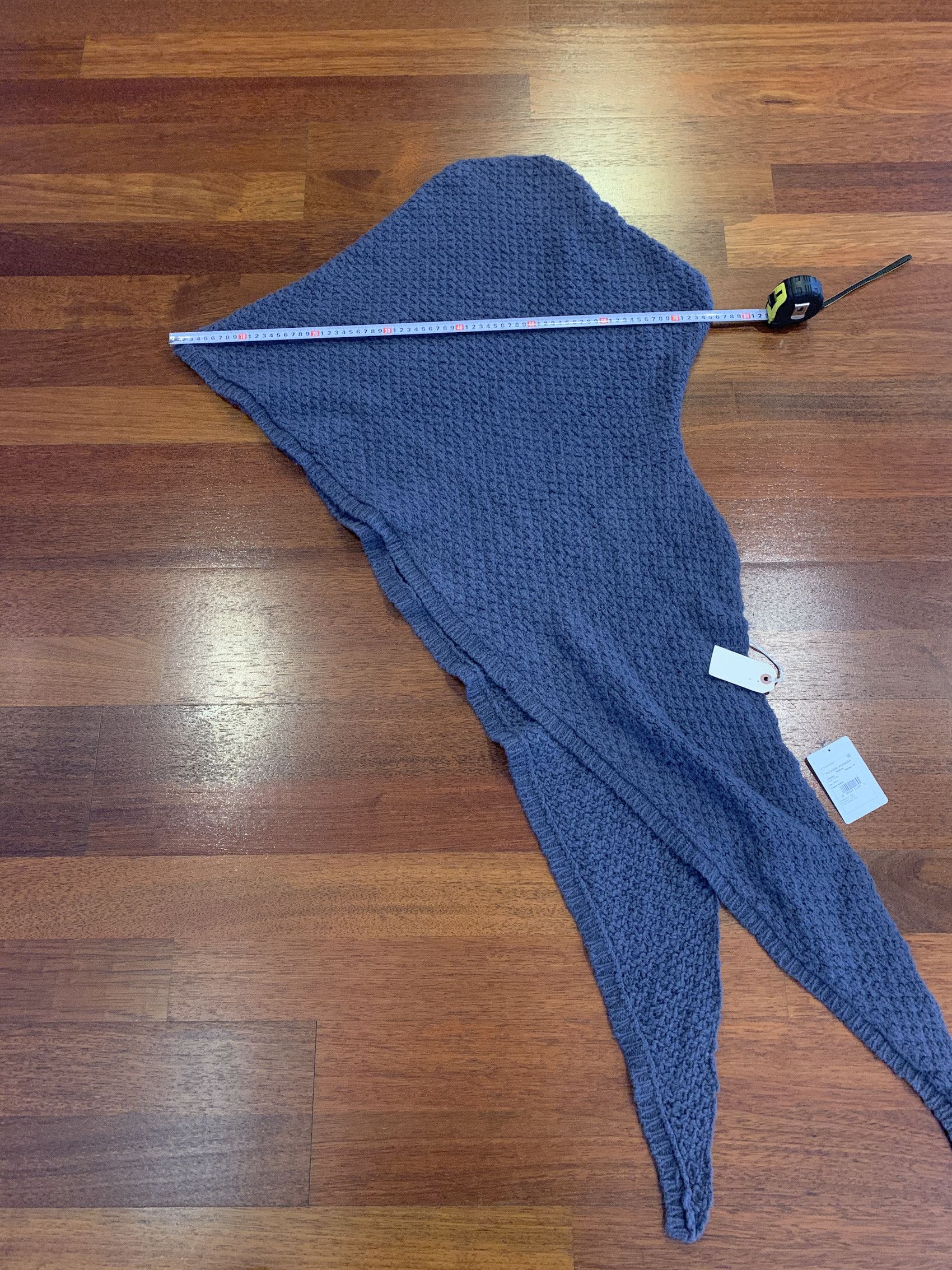 The Elder Statesman FINAL DROP / FW'16 Cashmere Tuck Hood Scarf Size ONE SIZE - 9 Thumbnail