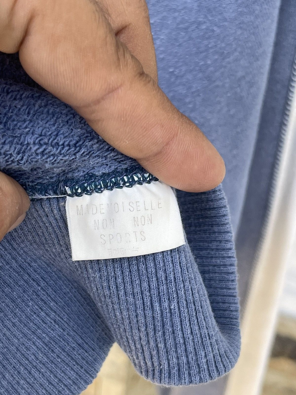 Issey Miyake Rare🔥Vtg FADED MADEMOISELLENONON Sweatshirt Size US L / EU 52-54 / 3 - 6 Thumbnail