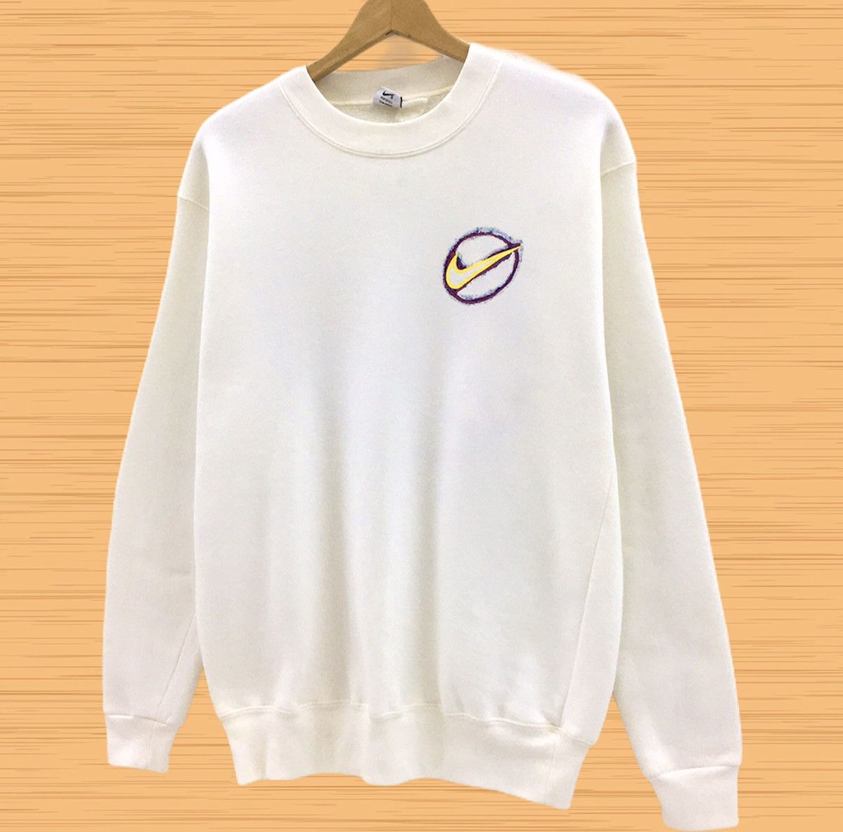 Nike Vintage 90s Nike Swoosh Crewneck Sweatshirt Big Logo Size US M / EU 48-50 / 2 - 5 Thumbnail