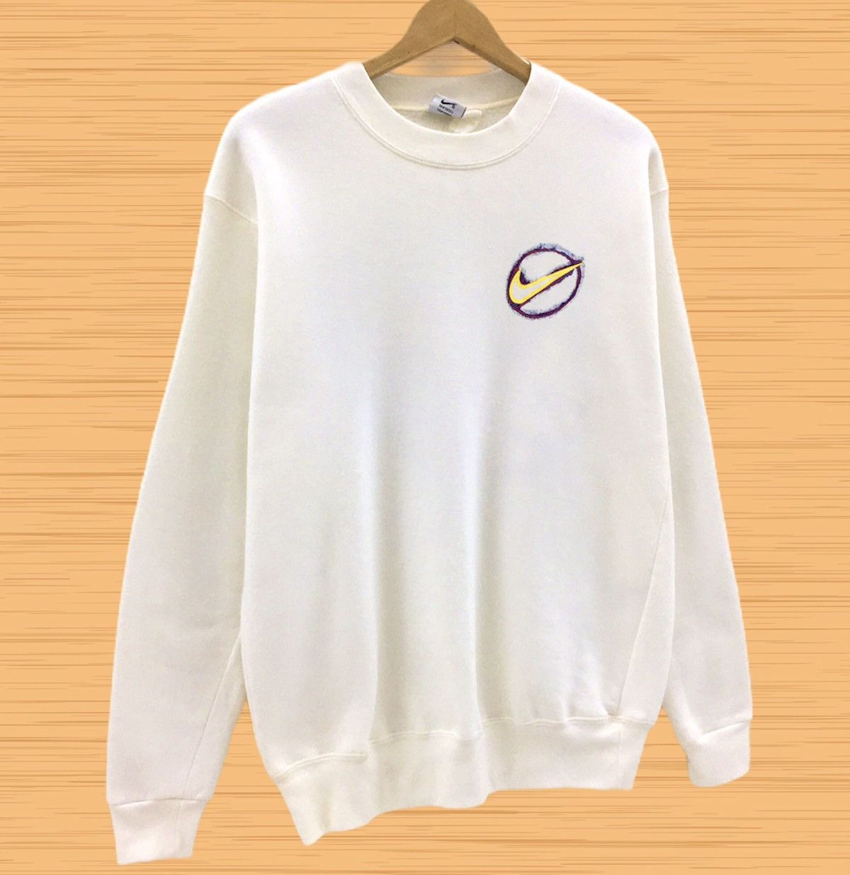 Nike Vintage 90s Nike Swoosh Crewneck Sweatshirt Big Logo Size US M / EU 48-50 / 2 - 4 Thumbnail