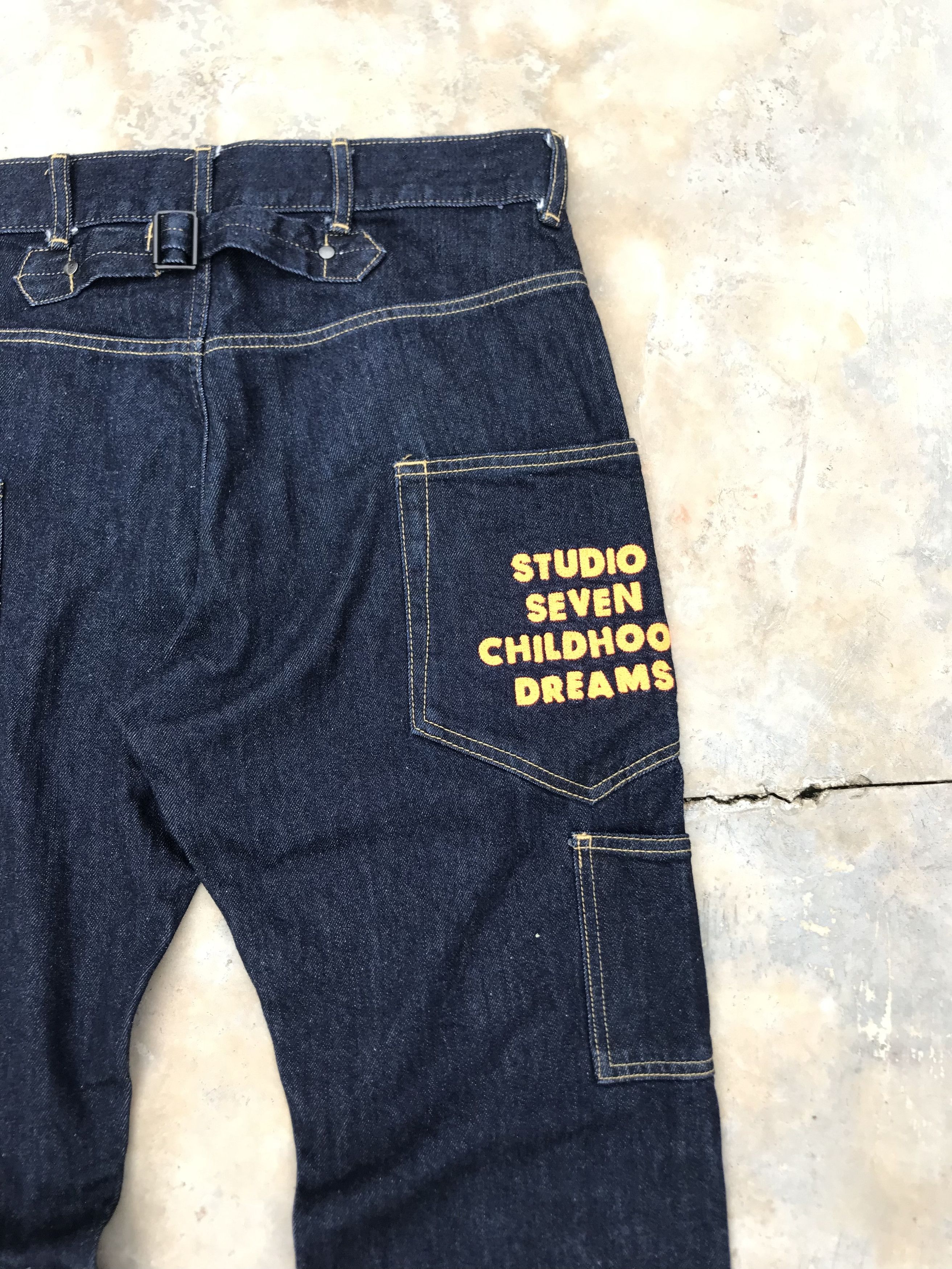 Japanese Brand STUDIO SEVEN CHILDHOOD DREAM CARPENTER DENIM PANT Size US 32 / EU 48 - 6 Thumbnail