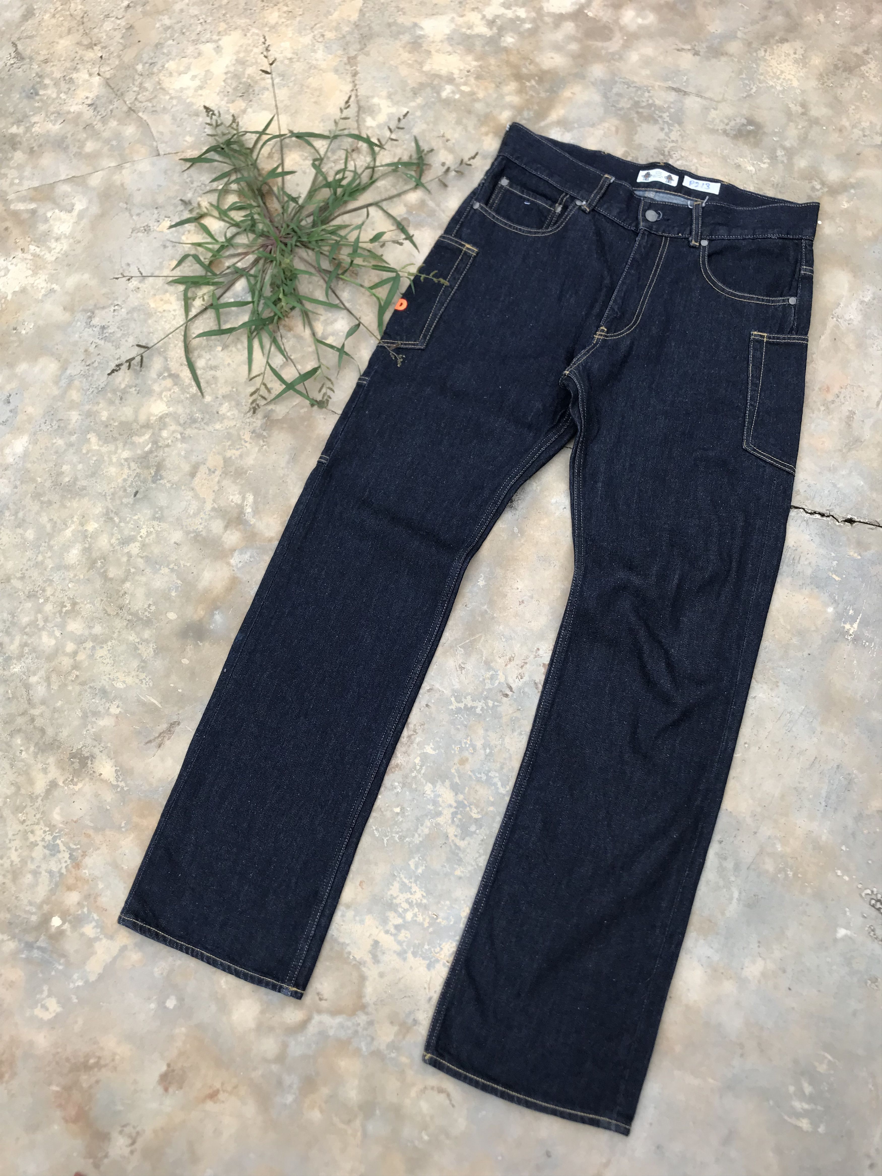 Japanese Brand STUDIO SEVEN CHILDHOOD DREAM CARPENTER DENIM PANT Size US 32 / EU 48 - 1 Thumbnail