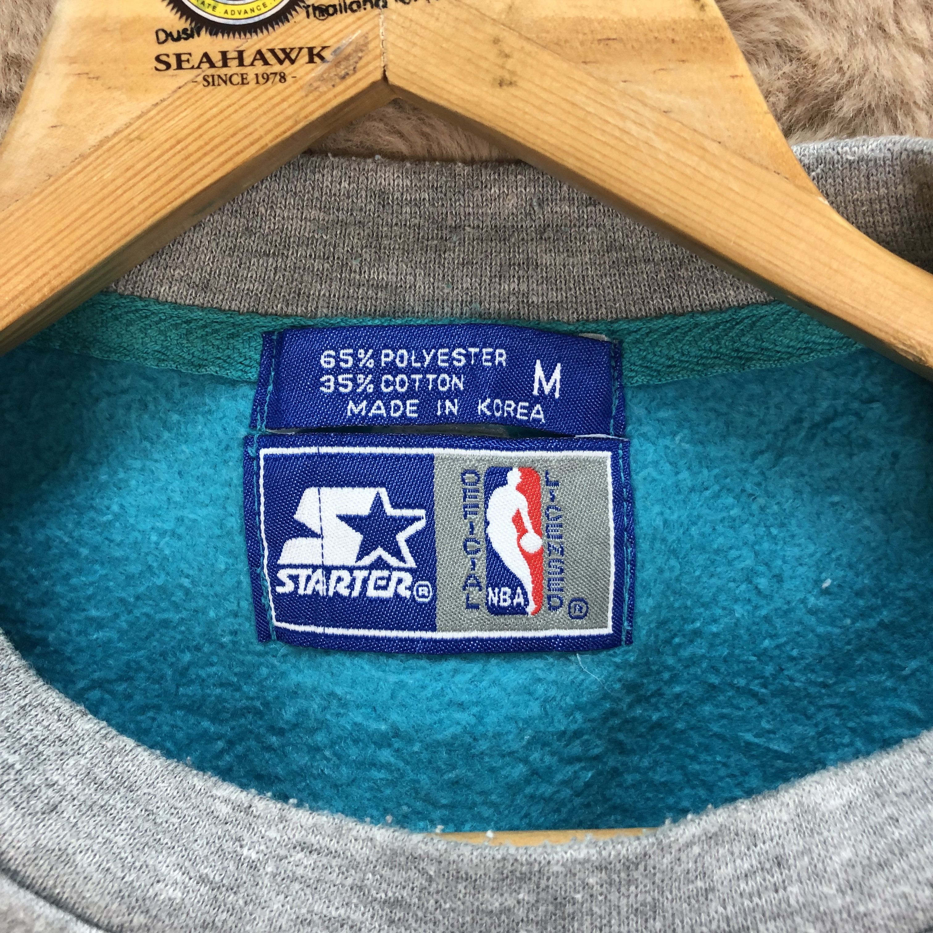 NBA STARTER NBA CHARLOTTE HORNETS SWEATSHIRTS #5147-176 Size US M / EU 48-50 / 2 - 10 Thumbnail