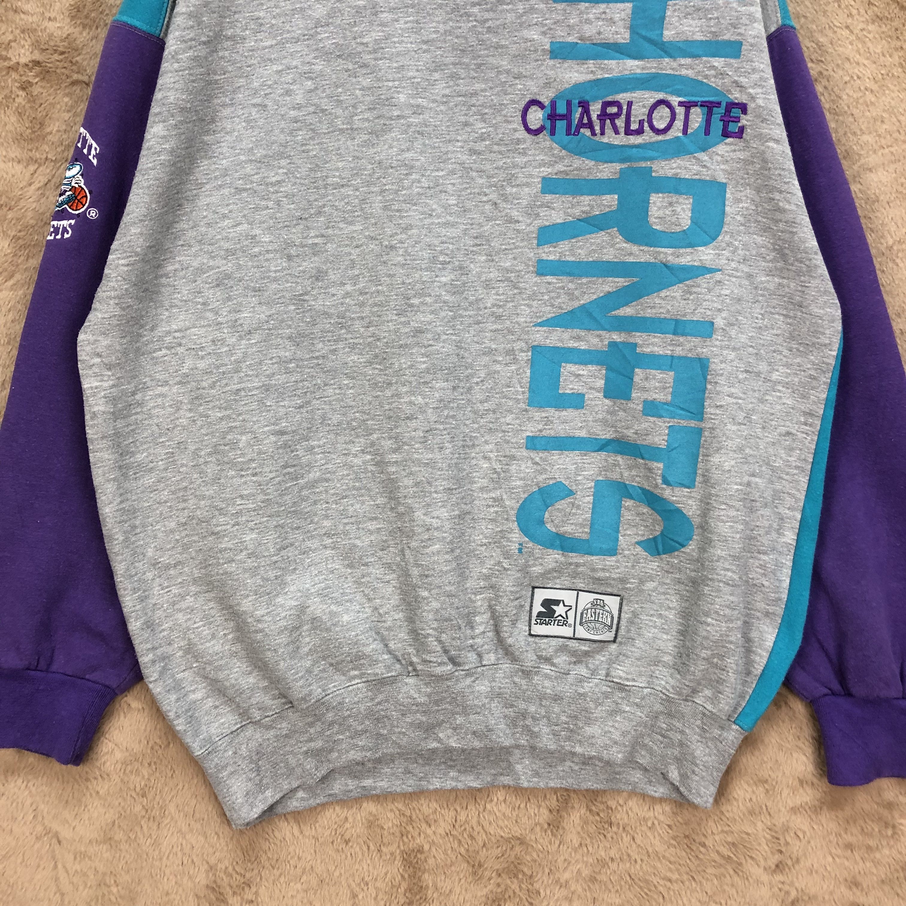 NBA STARTER NBA CHARLOTTE HORNETS SWEATSHIRTS #5147-176 Size US M / EU 48-50 / 2 - 5 Thumbnail