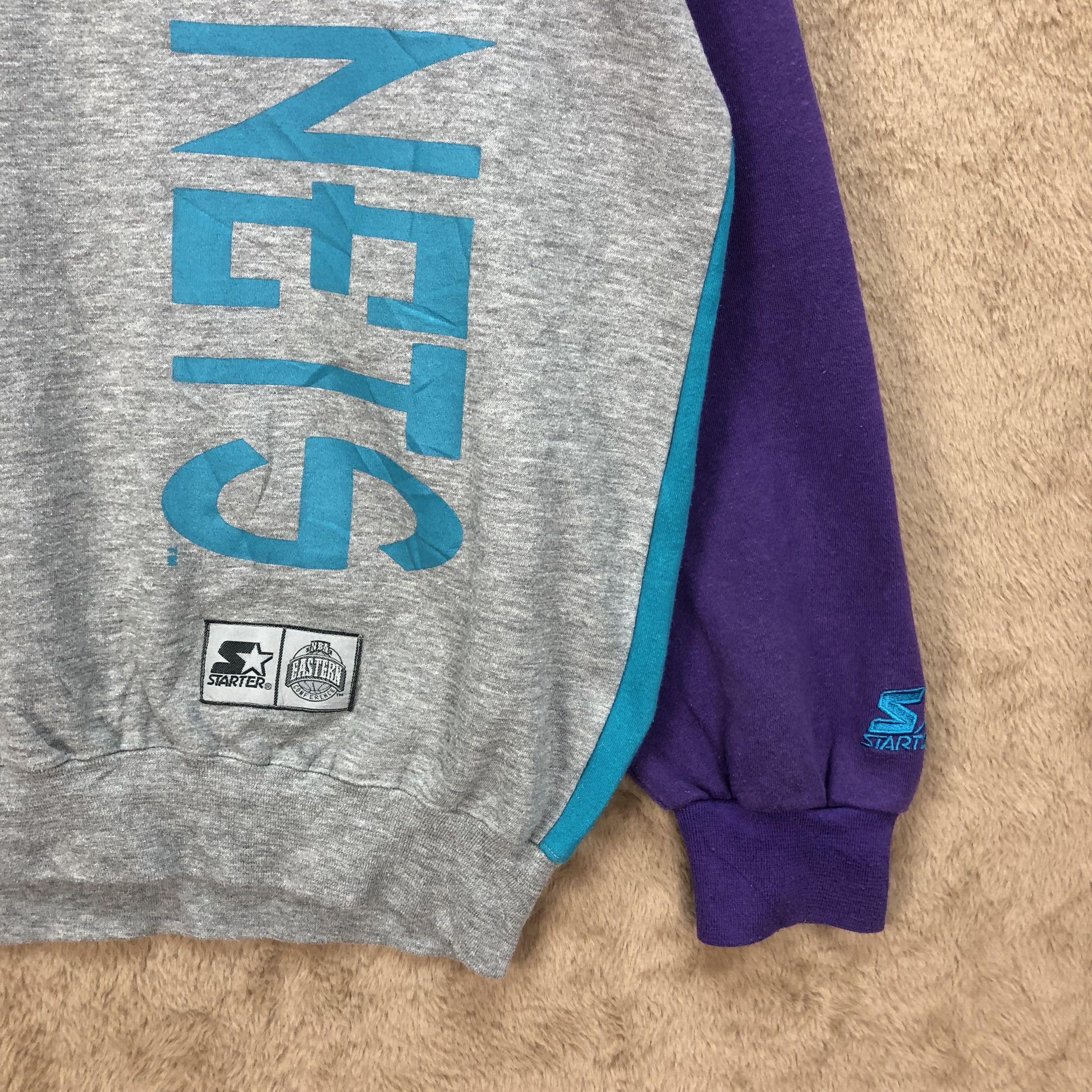 NBA STARTER NBA CHARLOTTE HORNETS SWEATSHIRTS #5147-176 Size US M / EU 48-50 / 2 - 8 Thumbnail