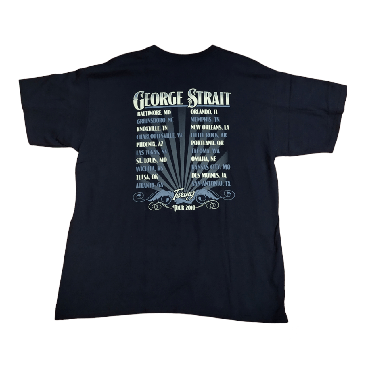 Band Tees Vintage George Strait King of Country Concert Tour Merch Size US XL / EU 56 / 4 - 2 Thumbnail