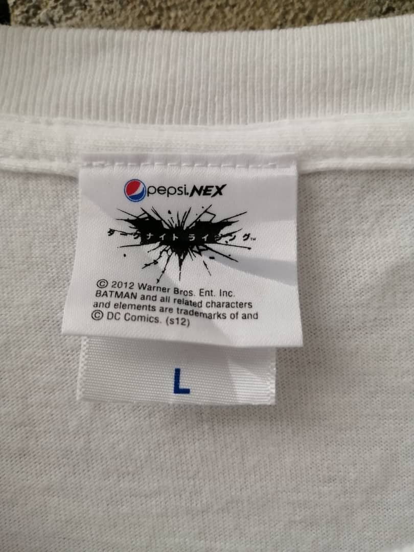 DC Comics × Pepsi Batman X Pepsi Nex The Dark Knight Rises Big Printed Size US L / EU 52-54 / 3 - 3 Thumbnail